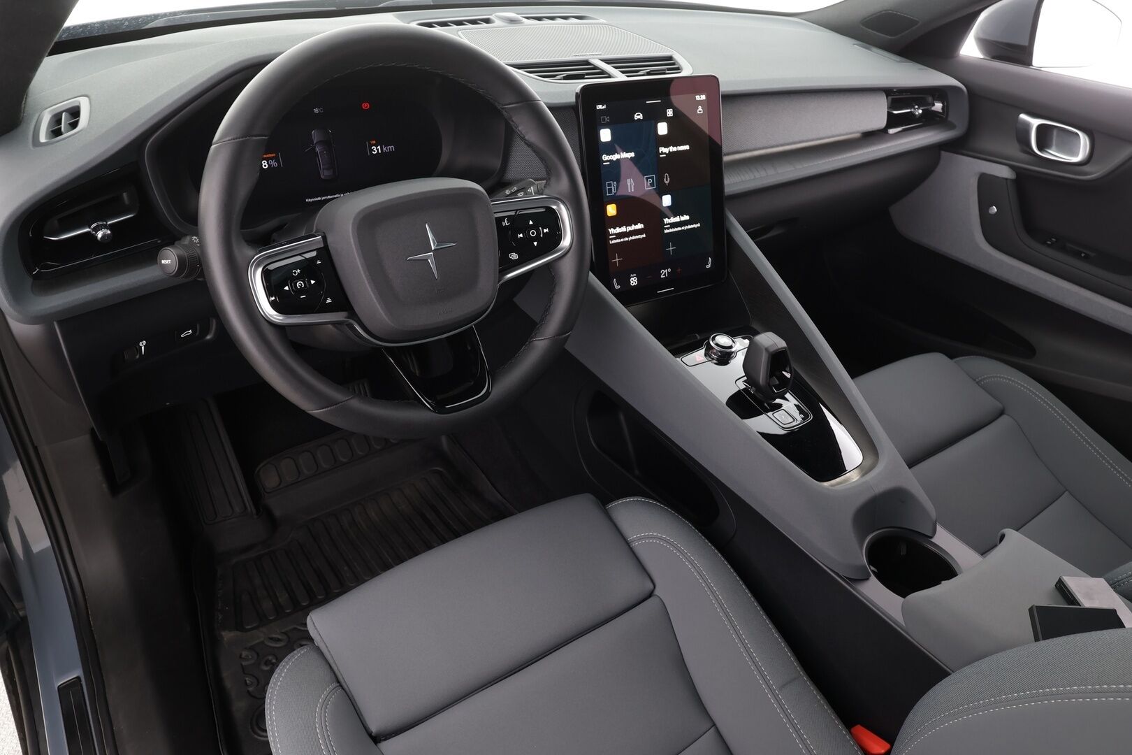 Polestar 2 2021 Long Range Dual Motor Performance, 300kW, 78kWh * Pilot&Plus / H&K / Koukku / ILP / ACC / Pixel-LED / 360° / Sportpenkki Muistilla * - Akku kuntotarkastettu SoH 94% / 2x Latauskaapelit / Kahdet renkaat