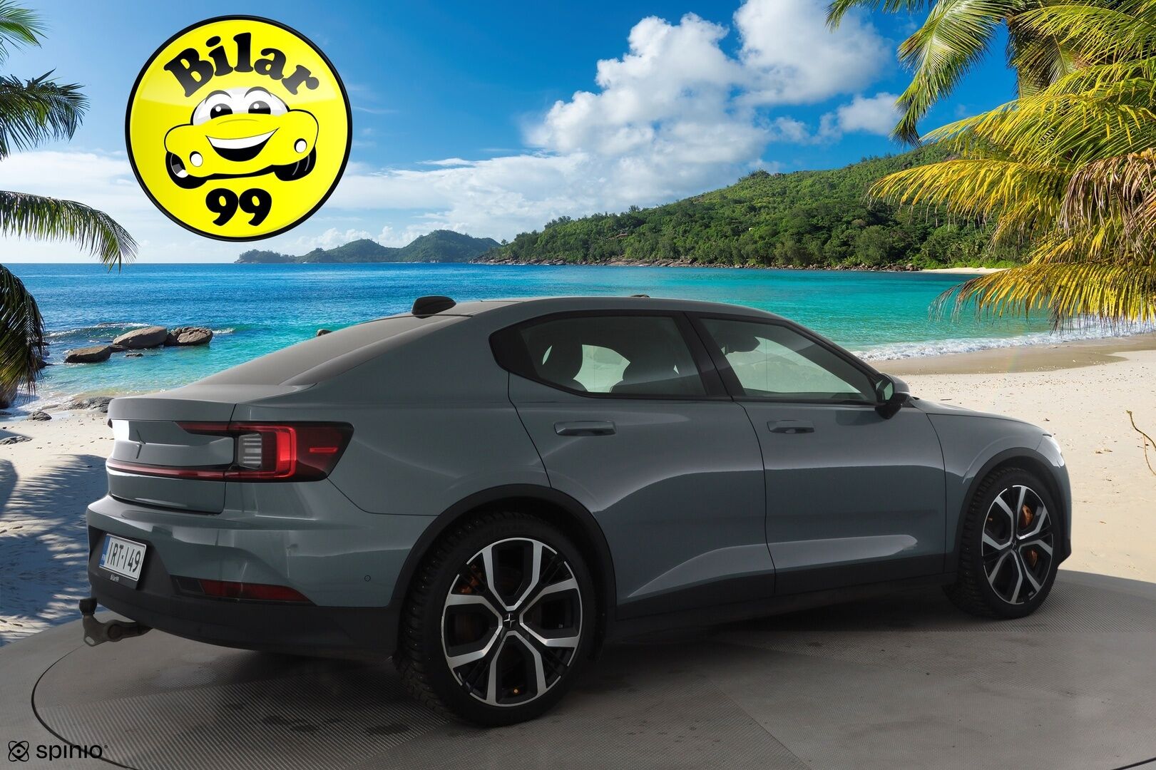 Polestar 2 2021 Long Range Dual Motor Performance, 300kW, 78kWh * Pilot&Plus / H&K / Koukku / ILP / ACC / Pixel-LED / 360° / Sportpenkki Muistilla * - Akku kuntotarkastettu SoH 94% / 2x Latauskaapelit / Kahdet renkaat