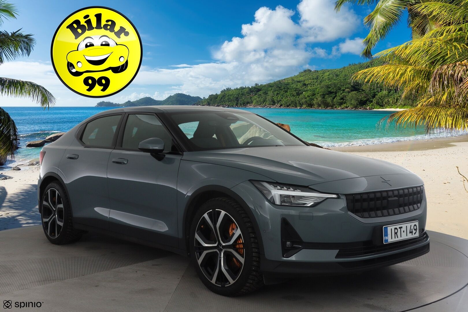 Polestar 2 2021 Long Range Dual Motor Performance, 300kW, 78kWh * Pilot&Plus / H&K / Koukku / ILP / ACC / Pixel-LED / 360° / Sportpenkki Muistilla * - Akku kuntotarkastettu SoH 94% / 2x Latauskaapelit / Kahdet renkaat