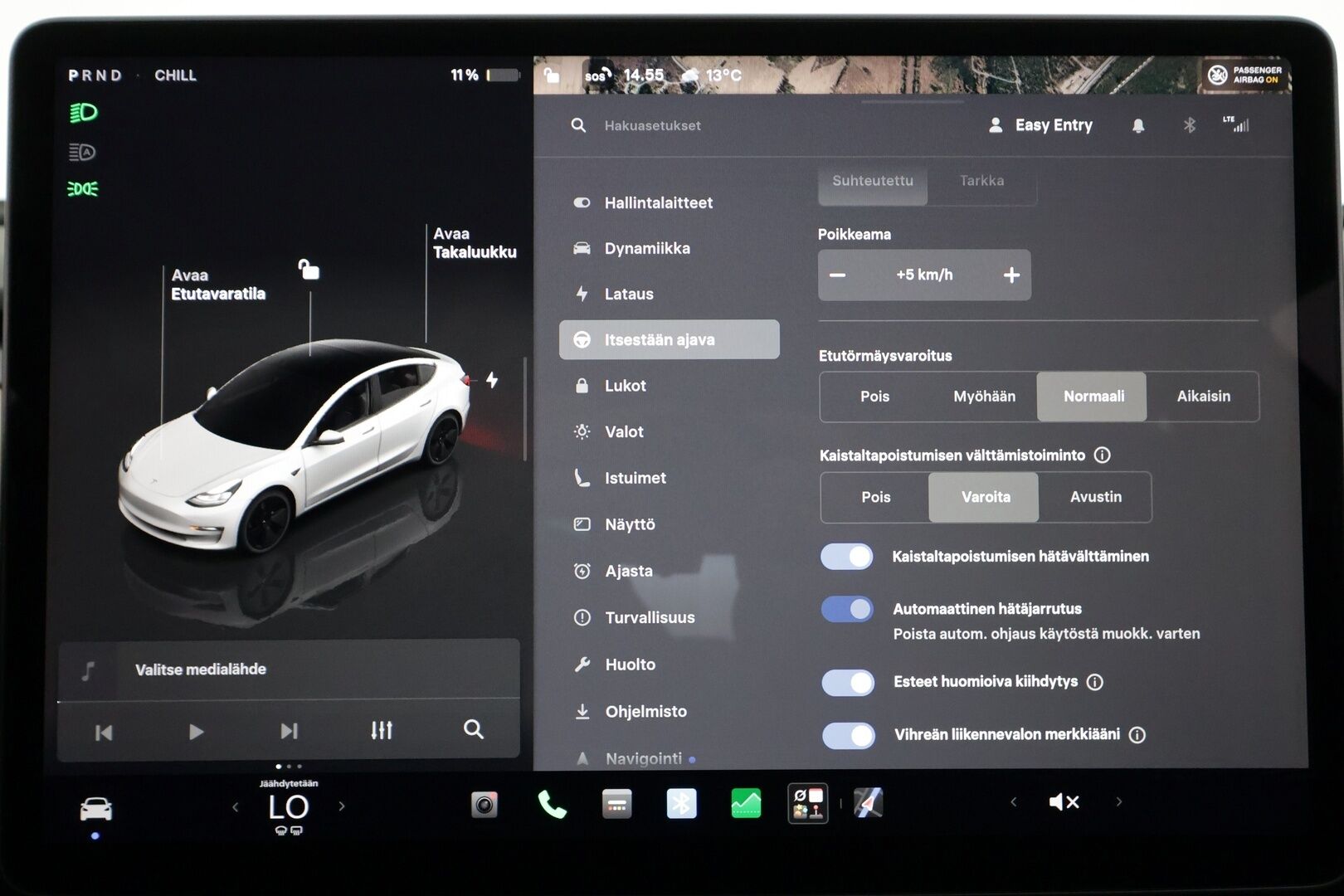 Tesla Model 3 2023 Standard Range Plus RWD - | ILP | Koukku | Lasikatto | ACC | Matrix-LED | P.Kamera | Muistipenkki | Premium Audio | Navi | Kaistavahti | Keyless |