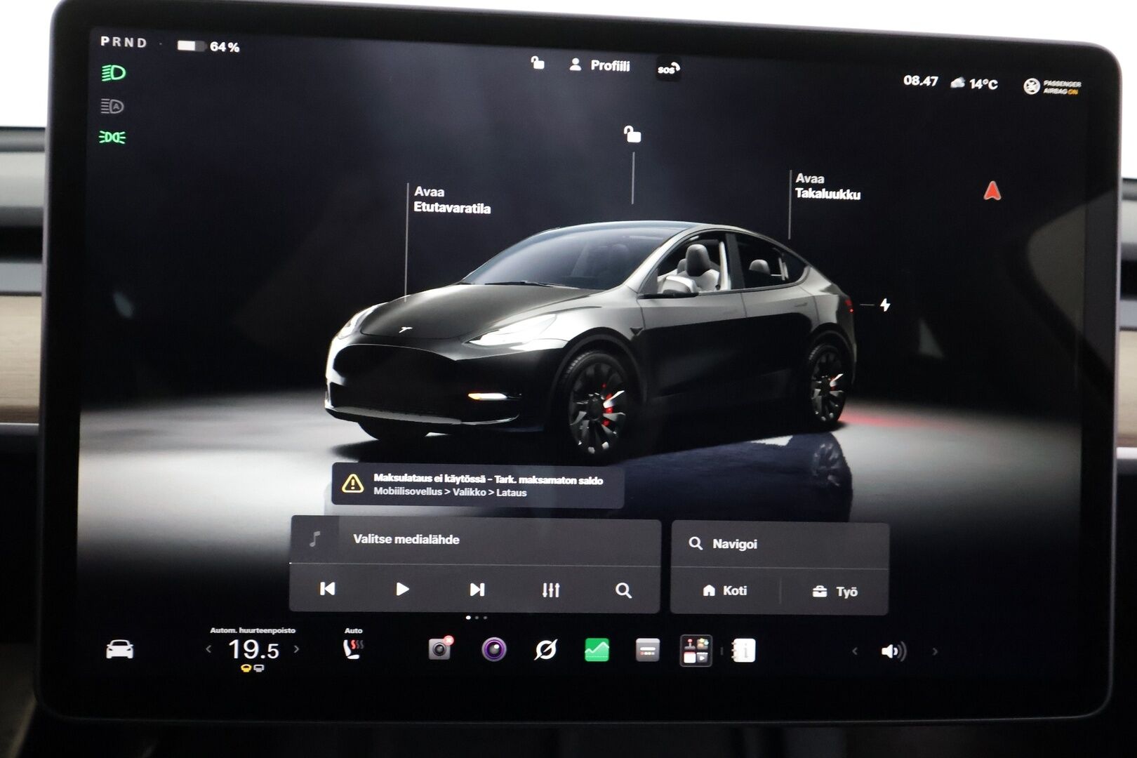 Tesla Model Y 2022 Performance - | ILP | Koukku | Lasikatto | ACC | Matrix-LED | P.kamera | Muistipenkki | Premium Audio | Navi | Kaistavahti | Keyless | 2x Latauskaapelit | - KORKO VAIN 3,99 %