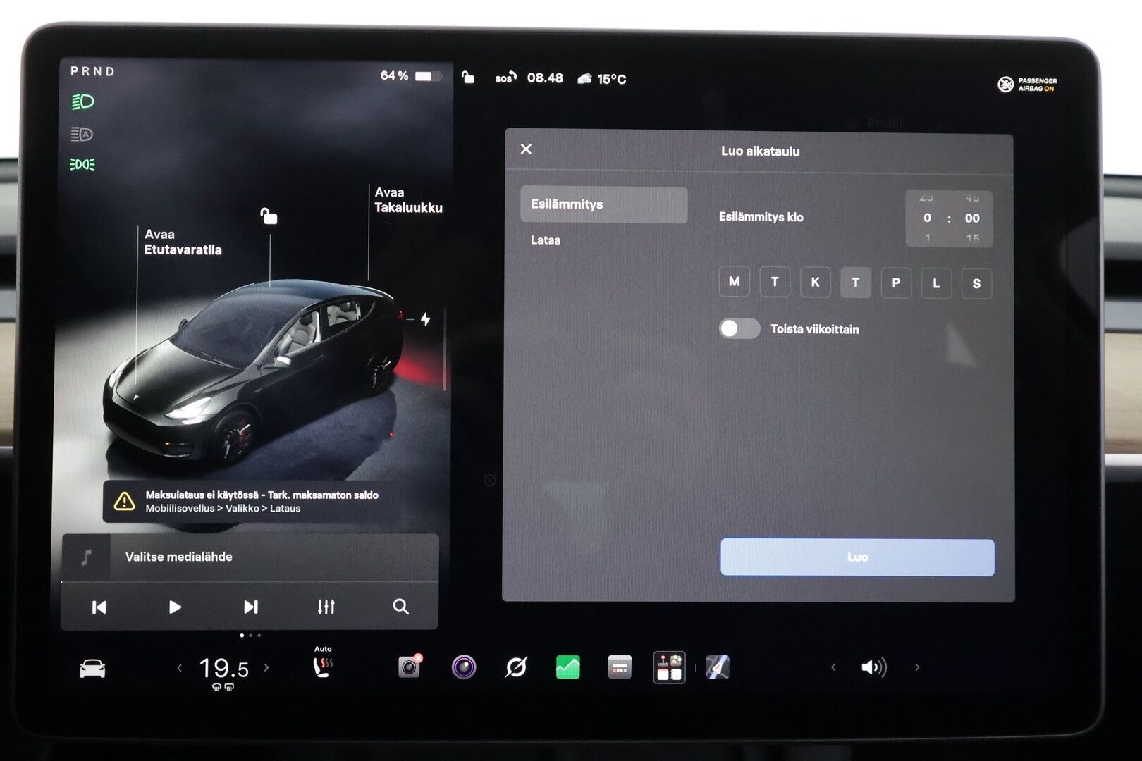 Tesla Model Y 2022 Performance - | ILP | Koukku | Lasikatto | ACC | Matrix-LED | P.kamera | Muistipenkki | Premium Audio | Navi | Kaistavahti | Keyless | 2x Latauskaapelit | - KORKO VAIN 3,99 %