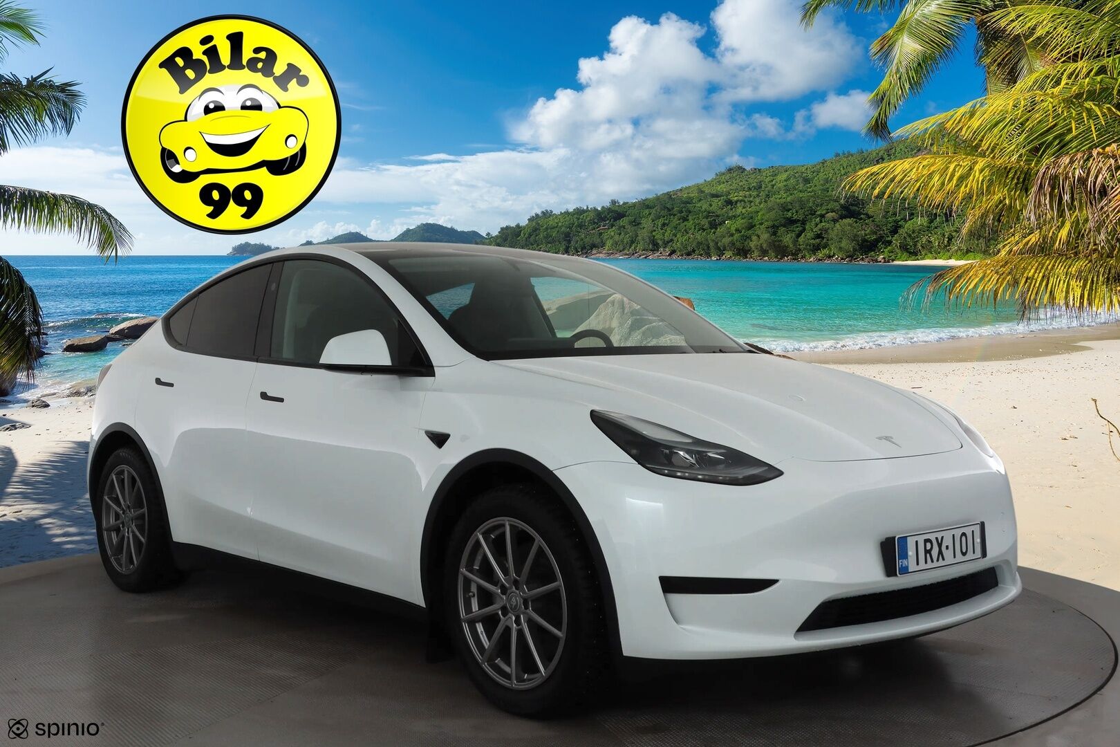 Tesla Model Y 2024 RWD * Koukku / ILP / Premium Audio / Lasikatto / Matrix LED / Nahat / Ratinlämmitin * - 1.Om Suomi-auto / Kahdet renkaat aluvanteilla / Alvillinen