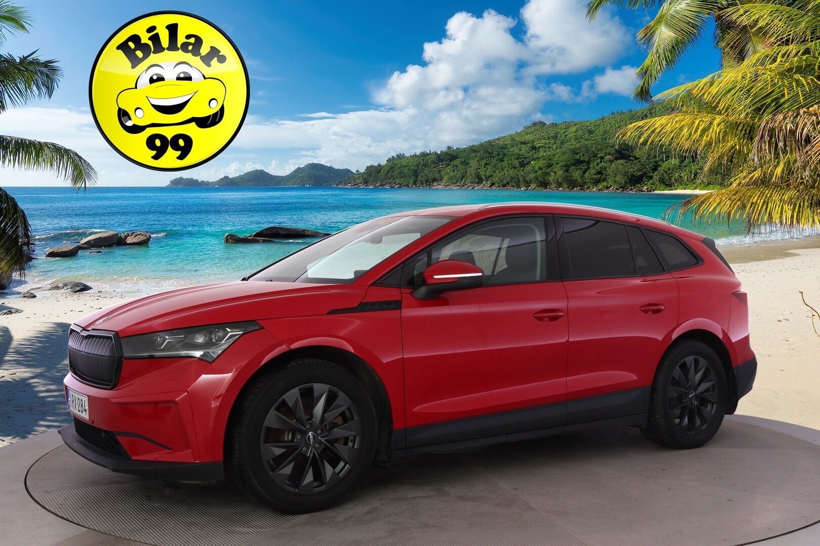 Skoda Enyaq 2022 80x 4x4 iV *Lämpöpumppu / Adapt.vakkari / Keyless / Navi / Muistipenkki / BLIS / Lane assist / Vetokoukku* - 2x vanteet / Ratinlämmitin / Neliveto