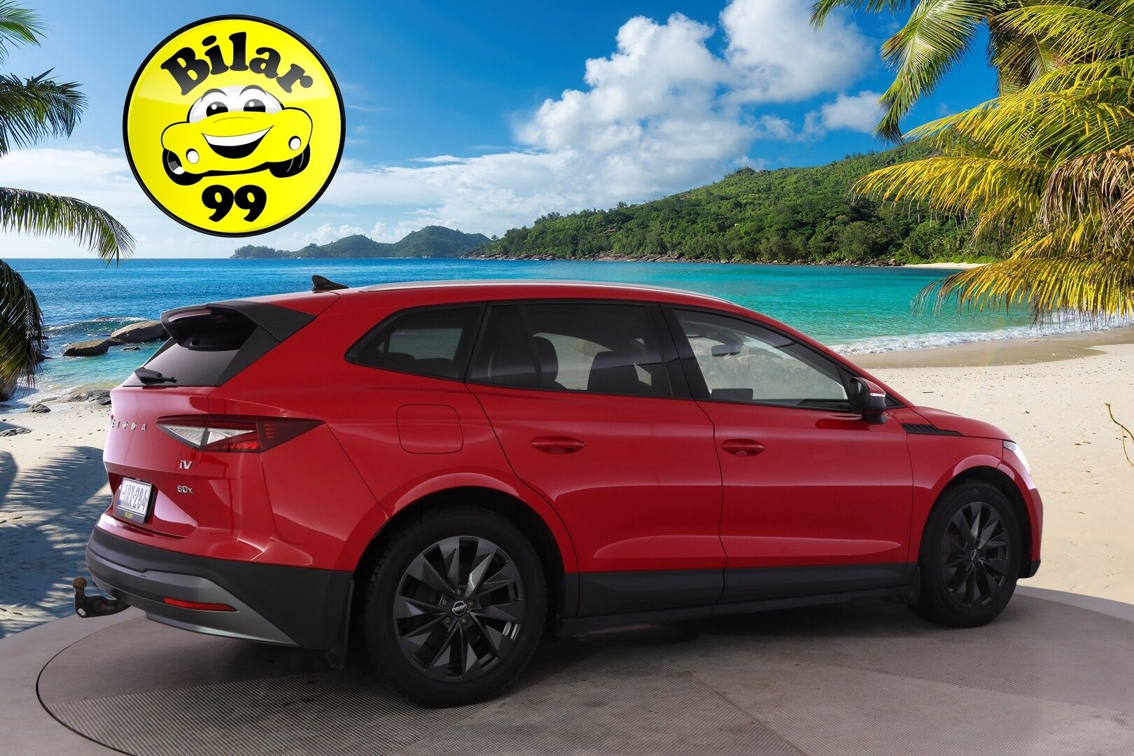 Skoda Enyaq 2022 80x 4x4 iV *Lämpöpumppu / Adapt.vakkari / Keyless / Navi / Muistipenkki / BLIS / Lane assist / Vetokoukku* - 2x vanteet / Ratinlämmitin / Neliveto