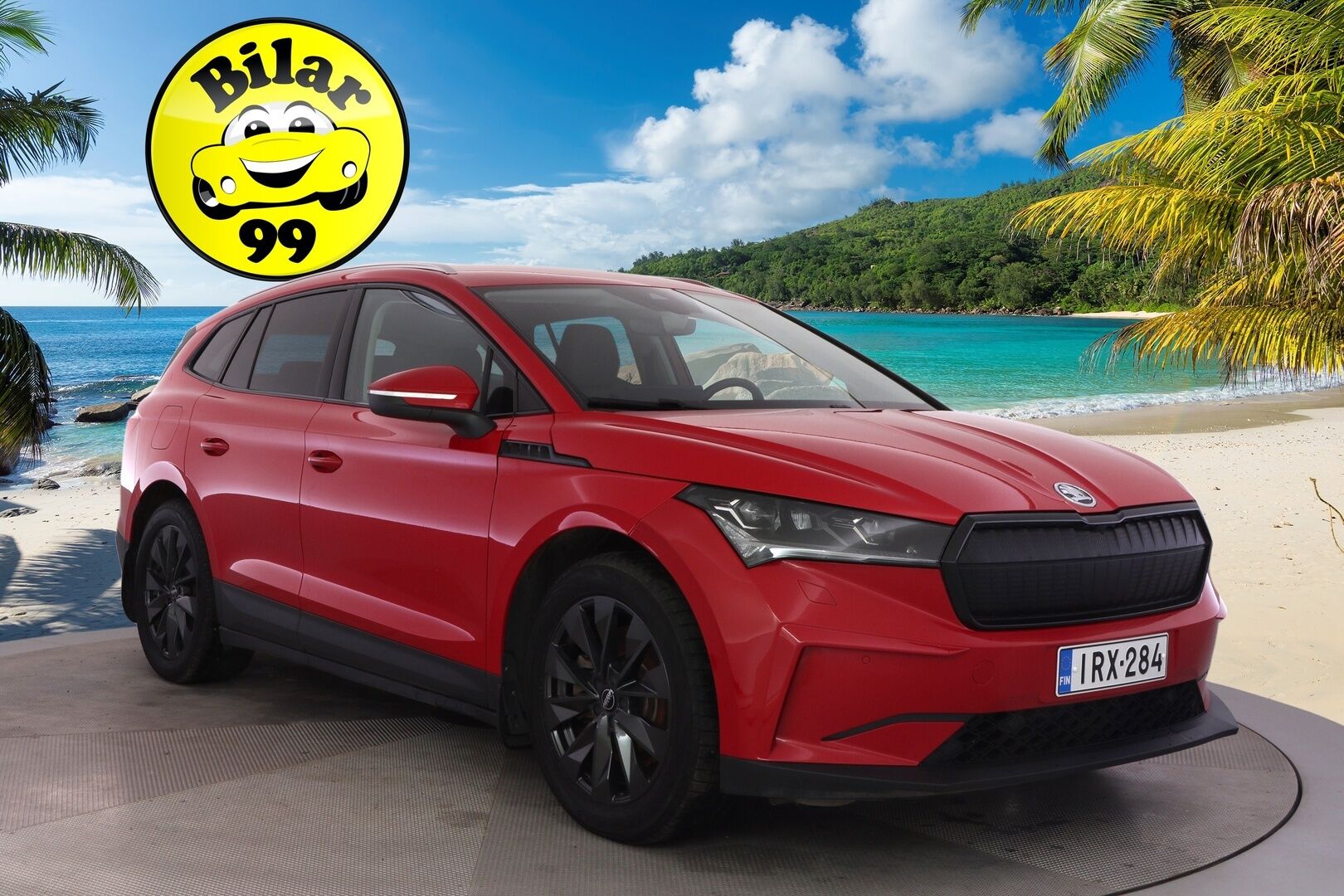 Skoda Enyaq 2022 80x 4x4 iV *Lämpöpumppu / Adapt.vakkari / Keyless / Navi / Muistipenkki / BLIS / Lane assist / Vetokoukku* - 2x vanteet / Ratinlämmitin / Neliveto
