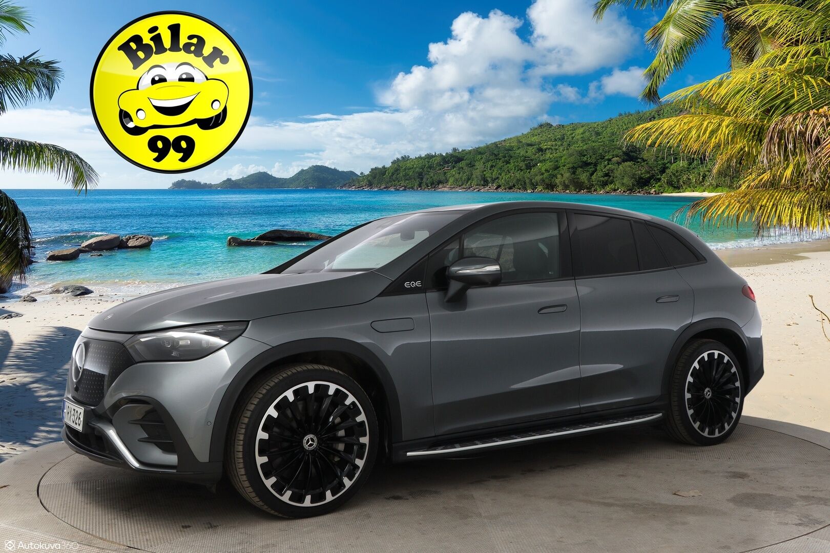 Mercedes-Benz EQE SUV 2023 500 SUV 4MATIC AMG - 2,99 % KORKOTARJOUS TÄHÄN AUTOON - Distronic+ / Digital Light / Vetokoukku / 3D Burmester Surround / Panoraama / Nahka-Alcantara Muistipenkit / Ilma-Alusta / Supervarusteltu!