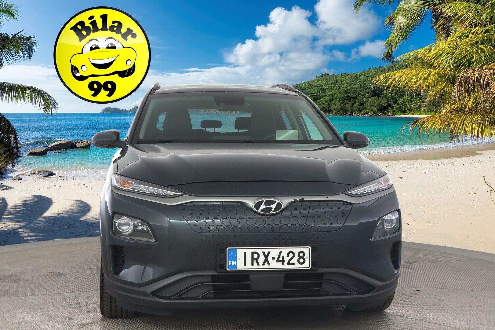 HYUNDAI KONA 2019 Premium Electric 64 kWh / Lämpöpumppu / Ilmastoidut nahkapenkit / Adapt. vakkari / HUD / Kaistavahti / P.Kamera* - *Taloudellinen sähköauto / Kattavasti varusteltu / Siisti maalipinta!*