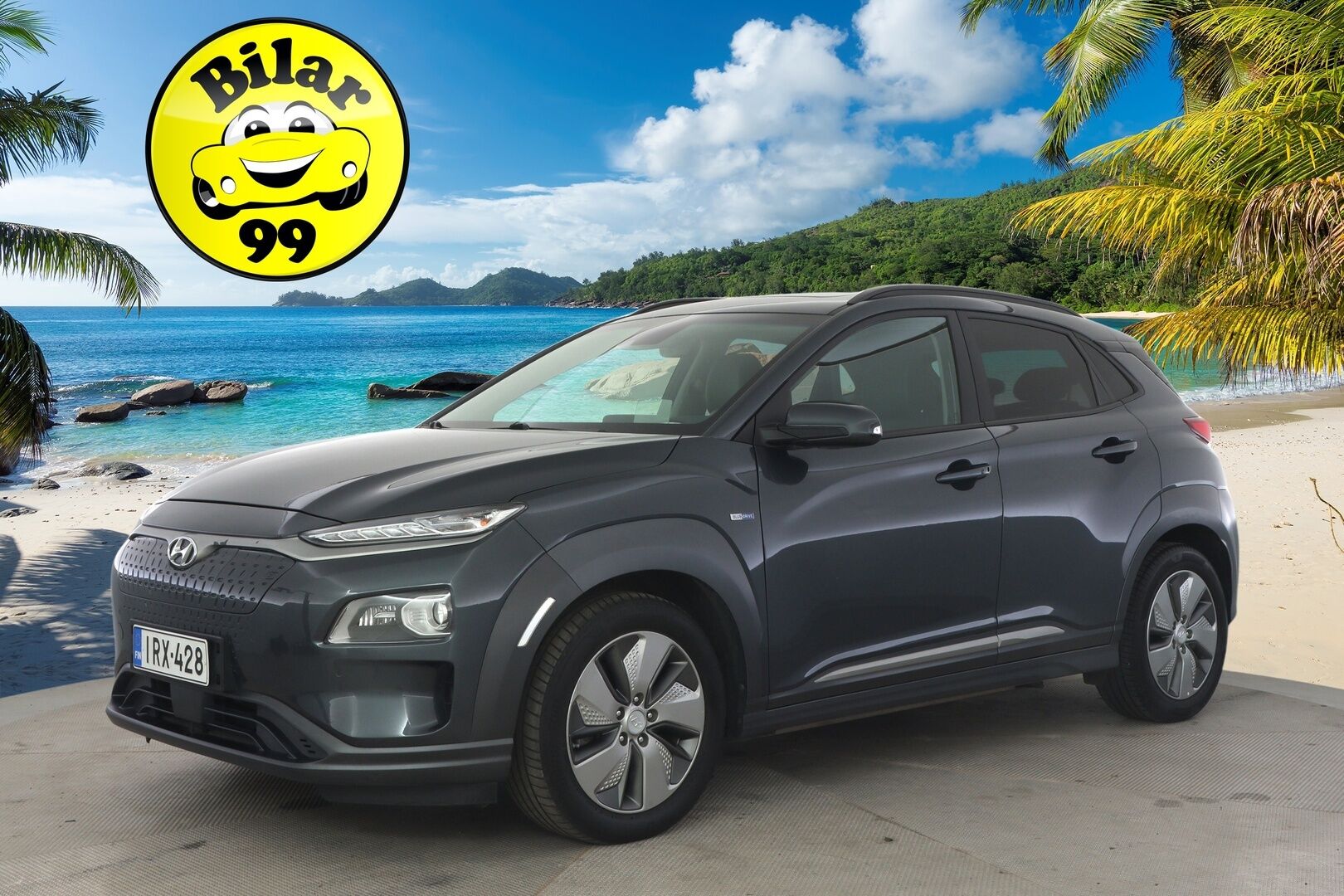 HYUNDAI KONA 2019 Premium Electric 64 kWh / Lämpöpumppu / Ilmastoidut nahkapenkit / Adapt. vakkari / HUD / Kaistavahti / P.Kamera* - *Taloudellinen sähköauto / Kattavasti varusteltu / Siisti maalipinta!*