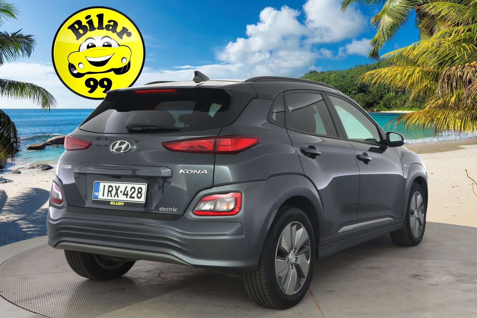 HYUNDAI KONA 2019 Premium Electric 64 kWh / Lämpöpumppu / Ilmastoidut nahkapenkit / Adapt. vakkari / HUD / Kaistavahti / P.Kamera* - *Taloudellinen sähköauto / Kattavasti varusteltu / Siisti maalipinta!*