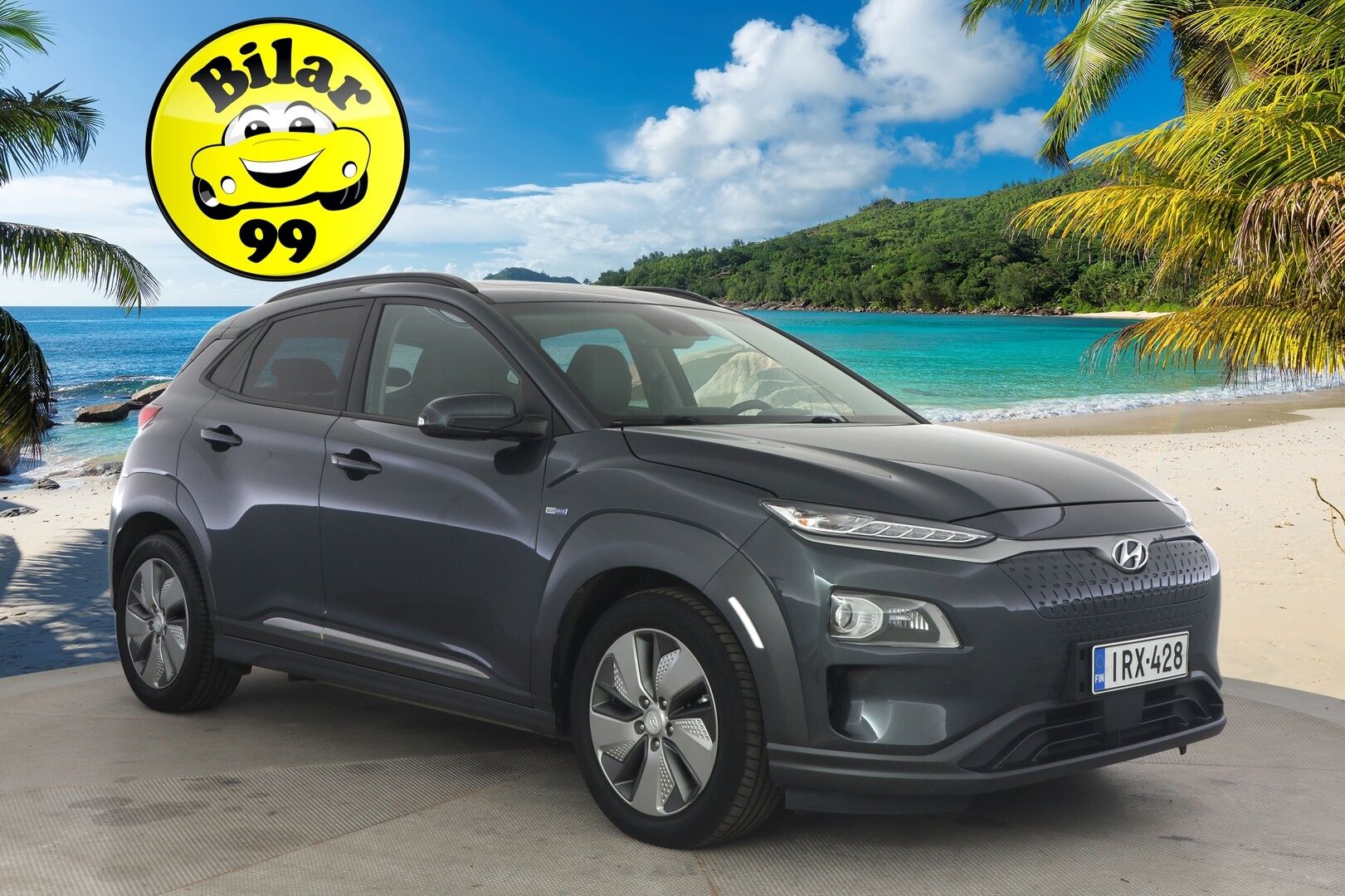 HYUNDAI KONA 2019 Premium Electric 64 kWh / Lämpöpumppu / Ilmastoidut nahkapenkit / Adapt. vakkari / HUD / Kaistavahti / P.Kamera* - *Taloudellinen sähköauto / Kattavasti varusteltu / Siisti maalipinta!*