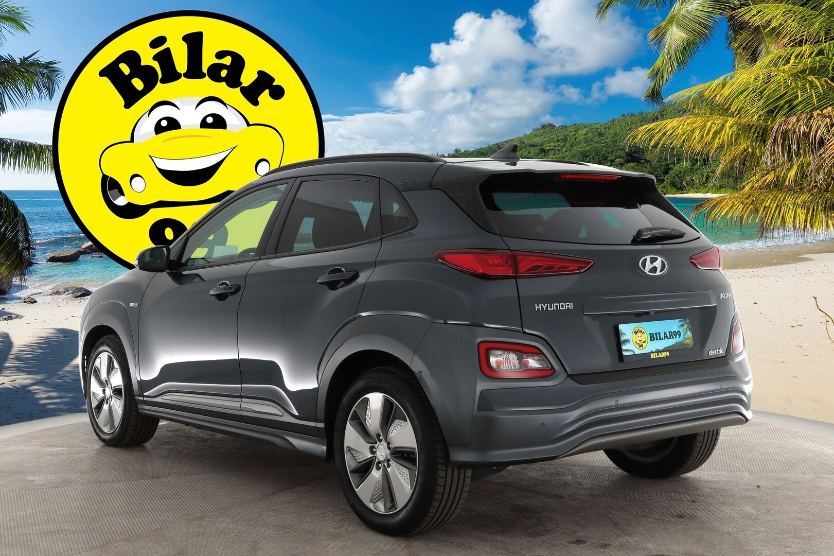 HYUNDAI KONA 2019 Premium Electric 64 kWh / Lämpöpumppu / Ilmastoidut nahkapenkit / Adapt. vakkari / HUD / Kaistavahti / P.Kamera* - *Taloudellinen sähköauto / Kattavasti varusteltu / Siisti maalipinta!*