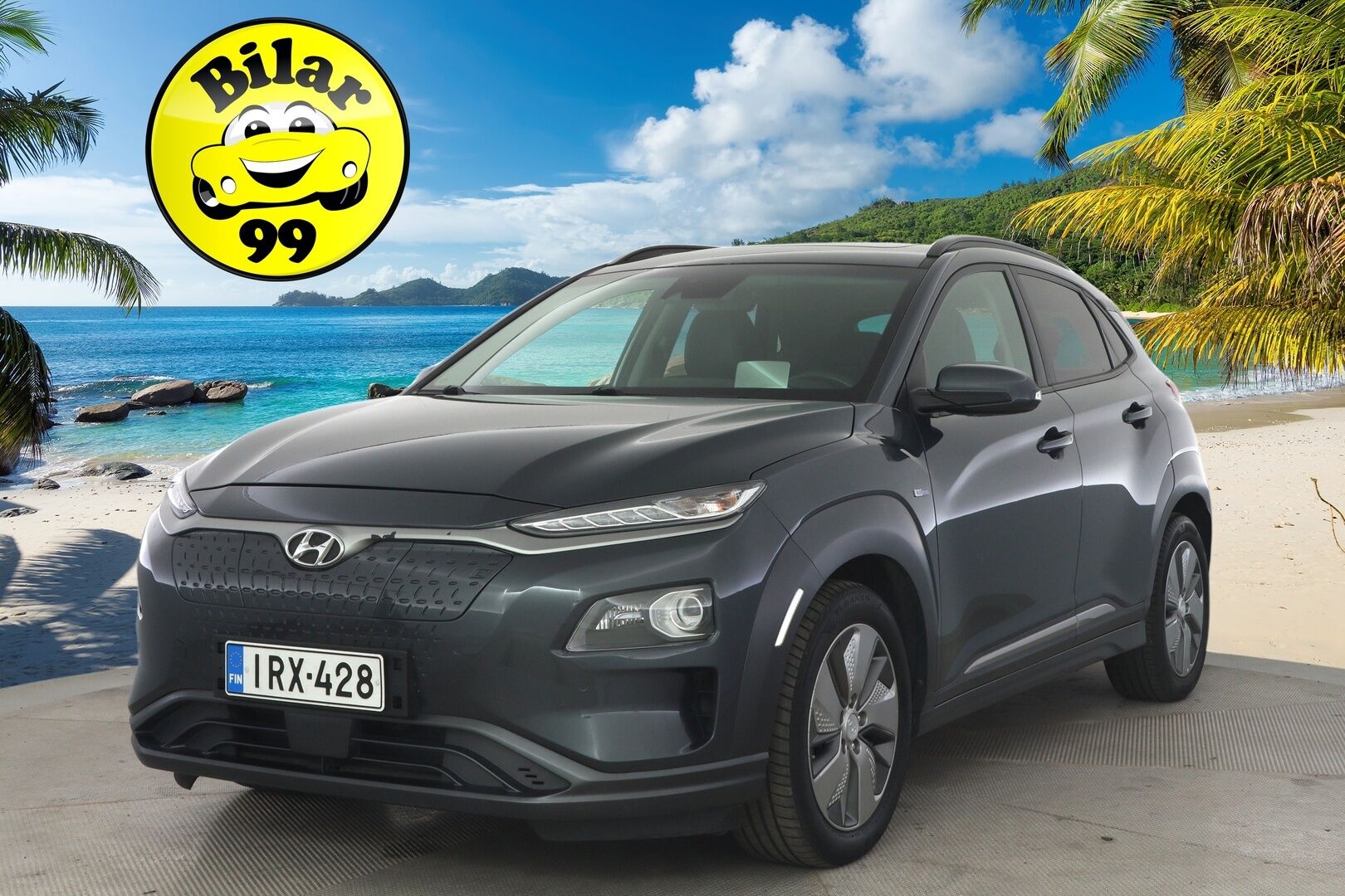 HYUNDAI KONA 2019 Premium Electric 64 kWh / Lämpöpumppu / Ilmastoidut nahkapenkit / Adapt. vakkari / HUD / Kaistavahti / P.Kamera* - *Taloudellinen sähköauto / Kattavasti varusteltu / Siisti maalipinta!*