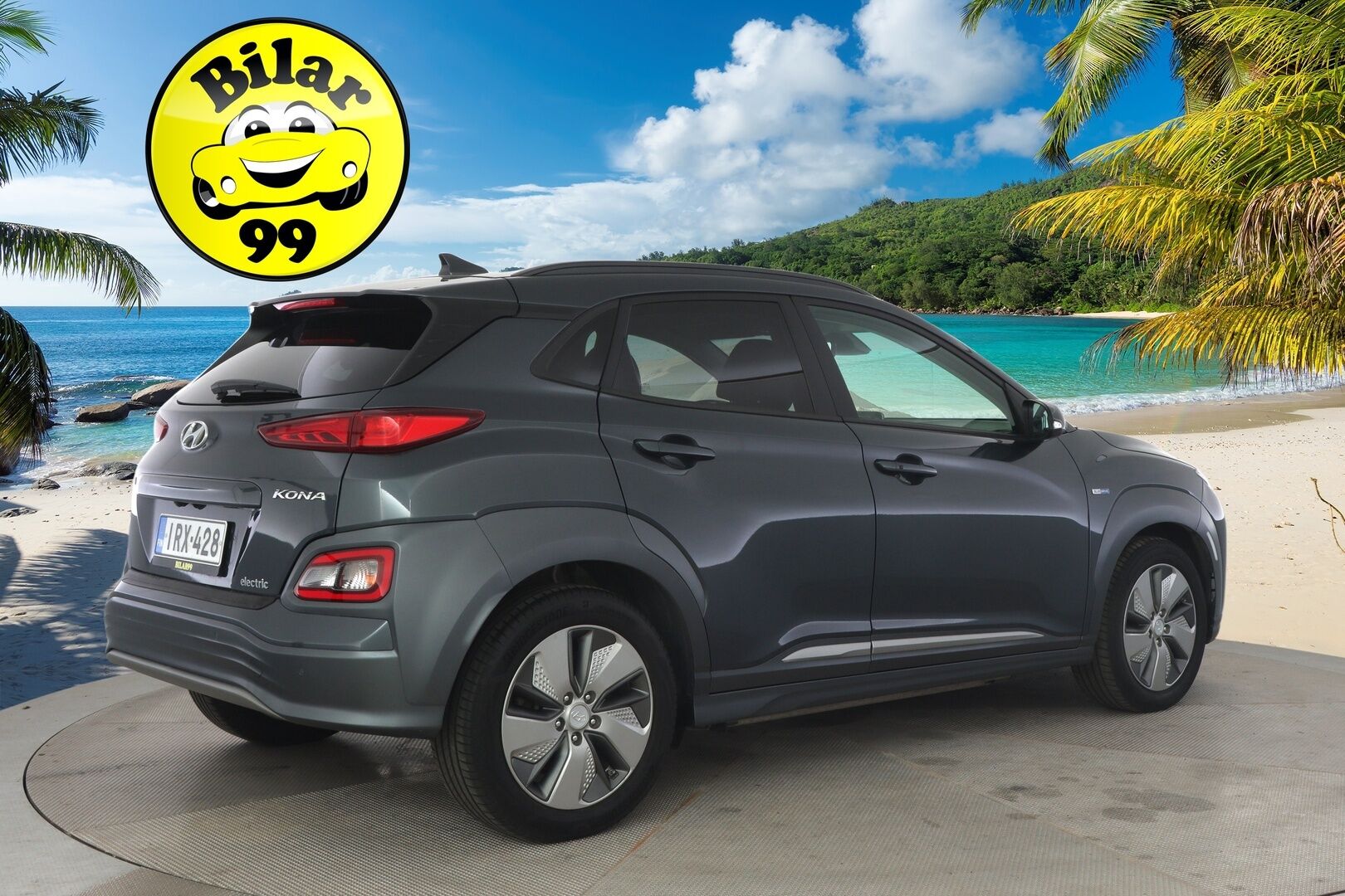 HYUNDAI KONA 2019 Premium Electric 64 kWh / Lämpöpumppu / Ilmastoidut nahkapenkit / Adapt. vakkari / HUD / Kaistavahti / P.Kamera* - *Taloudellinen sähköauto / Kattavasti varusteltu / Siisti maalipinta!*