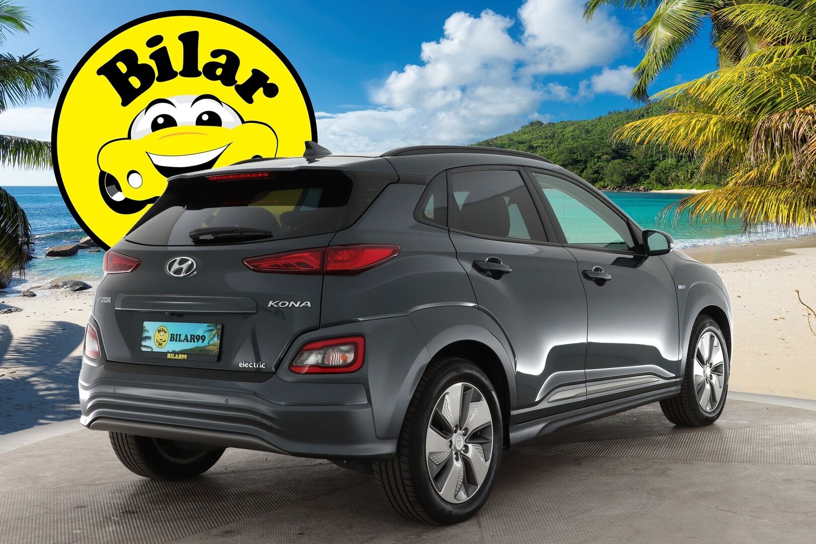 HYUNDAI KONA 2019 Premium Electric 64 kWh / Lämpöpumppu / Ilmastoidut nahkapenkit / Adapt. vakkari / HUD / Kaistavahti / P.Kamera* - *Taloudellinen sähköauto / Kattavasti varusteltu / Siisti maalipinta!*