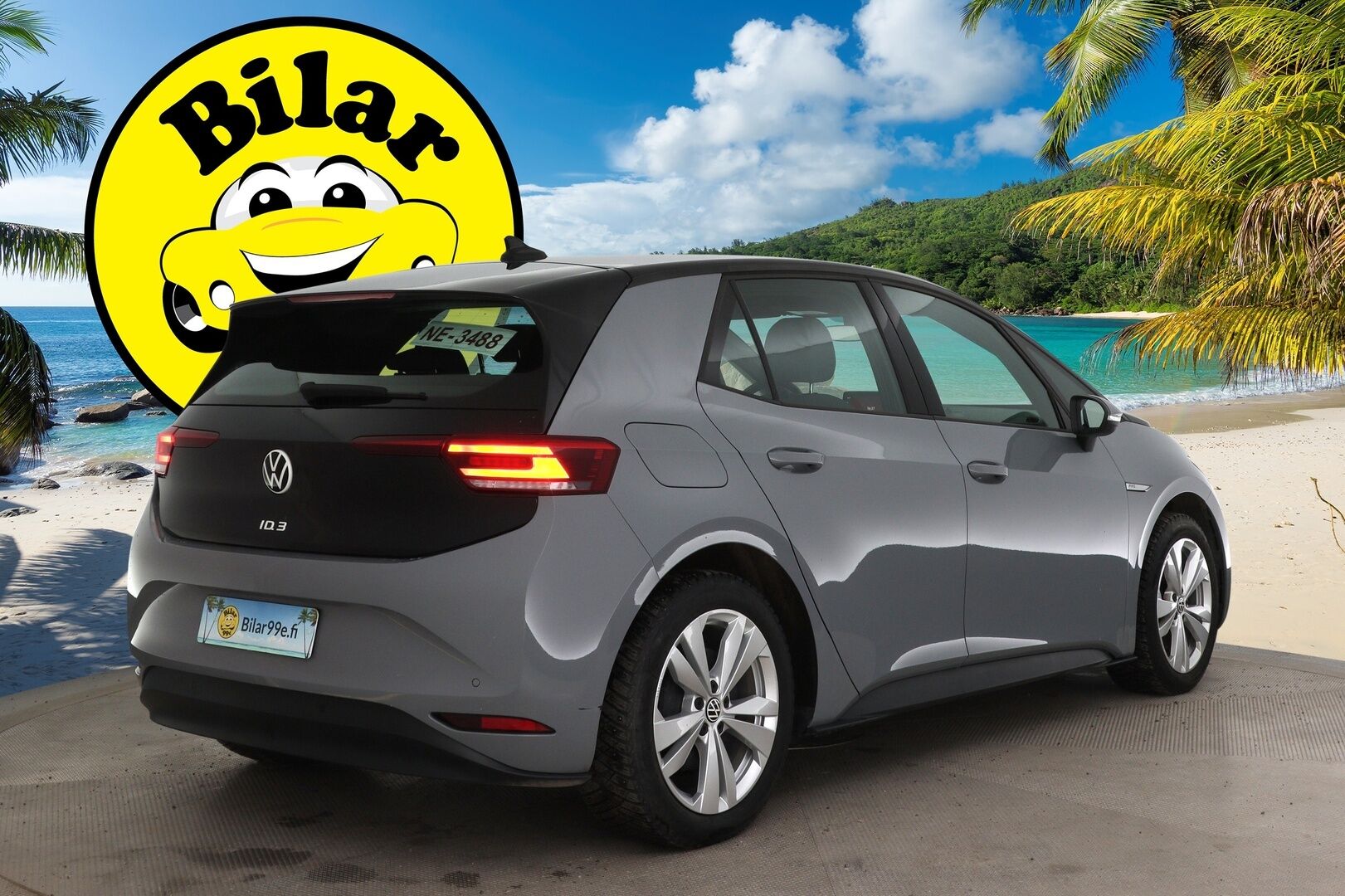 VOLKSWAGEN ID.3 2021 Pro Performance Life 150 kW, akku 58 kWh *Adapt.Vakkari / Lämpöpumppu / Kaistavahti / Navi / Apple&Android / Ambient-Valot* - * Vähän ajettu / Särmä historia *