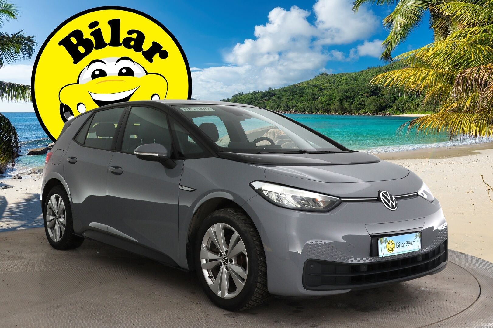 VOLKSWAGEN ID.3 2021 Pro Performance Life 150 kW, akku 58 kWh *Adapt.Vakkari / Lämpöpumppu / Kaistavahti / Navi / Apple&Android / Ambient-Valot* - * Vähän ajettu / Särmä historia *