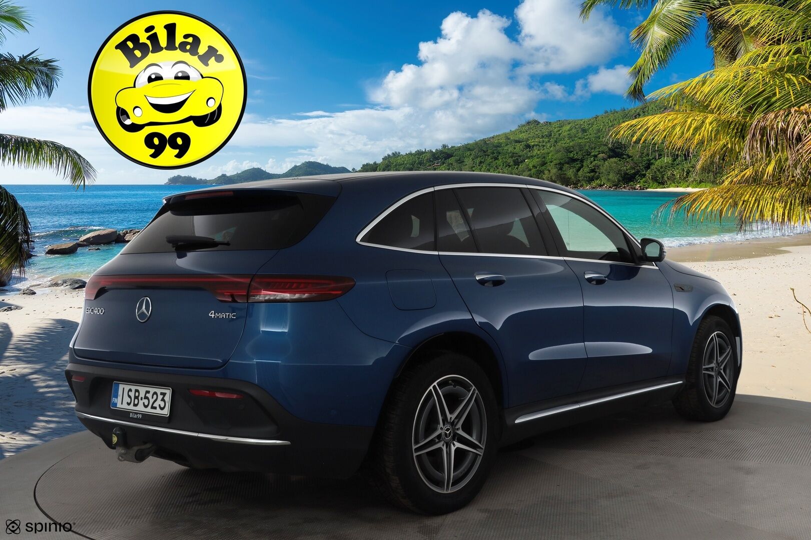 Mercedes-Benz EQC 2023 400 4MATIC AMG * Distronic+ / Vetokoukku / Multibeam LED / Muistipenkit / 360 Kamera / Keyless * - Merkkihuollettu / Akku kuntotarkastettu SoH 97,2%