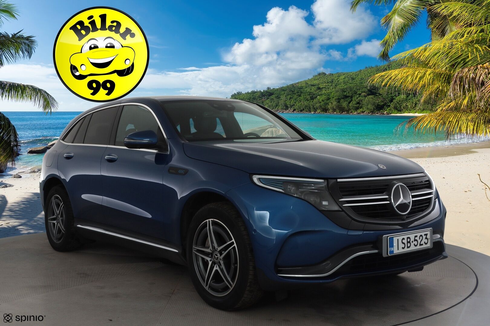 Mercedes-Benz EQC 2023 400 4MATIC AMG * Distronic+ / Vetokoukku / Multibeam LED / Muistipenkit / 360 Kamera / Keyless * - Merkkihuollettu / Akku kuntotarkastettu SoH 97,2%