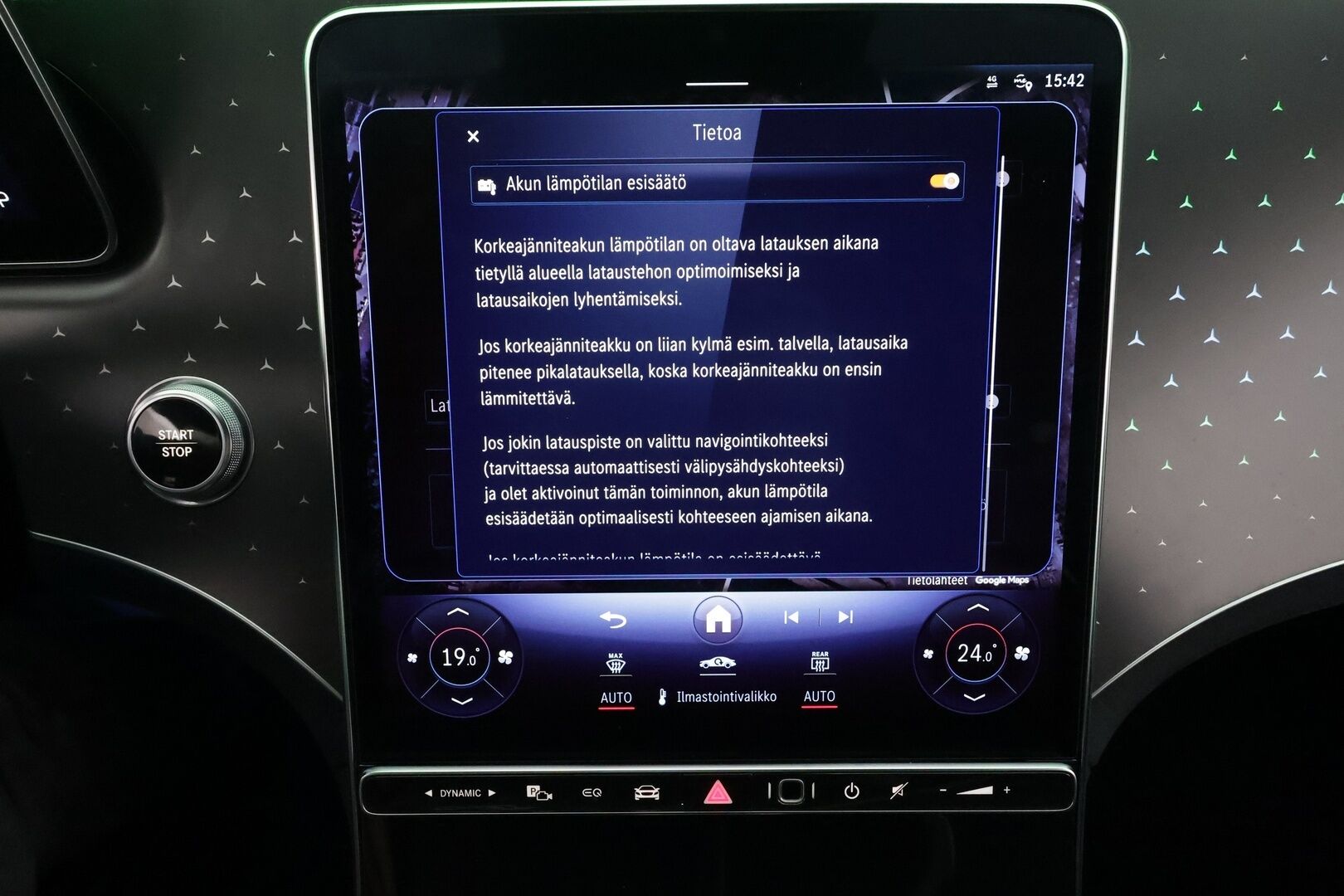 Mercedes-Benz EQE 2023 500 4MATIC AMG * Koukku / Distronic / Ilma-alusta / Digital-Lights / 360 / Burmester / Comfort-penkit Muistilla * - Akku kuntotarkastettu SoH 98,8 / Kahdet renkaat aluvanteilla