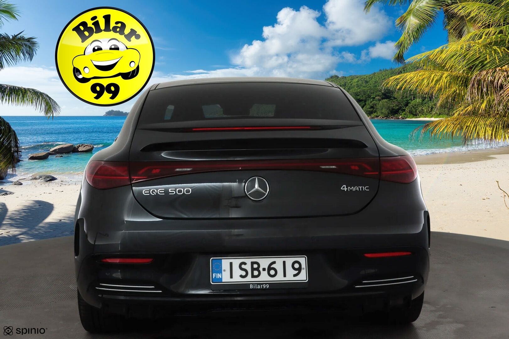 Mercedes-Benz EQE 2023 500 4MATIC AMG * Koukku / Distronic / Ilma-alusta / Digital-Lights / 360 / Burmester / Comfort-penkit Muistilla * - Akku kuntotarkastettu SoH 98,8 / Kahdet renkaat aluvanteilla