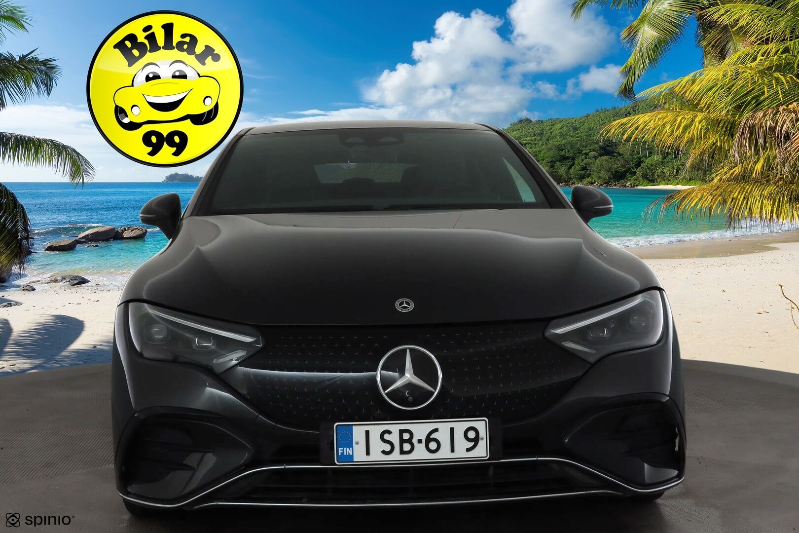 Mercedes-Benz EQE 2023 500 4MATIC AMG * Koukku / Distronic / Ilma-alusta / Digital-Lights / 360 / Burmester / Comfort-penkit Muistilla * - Akku kuntotarkastettu SoH 98,8 / Kahdet renkaat aluvanteilla