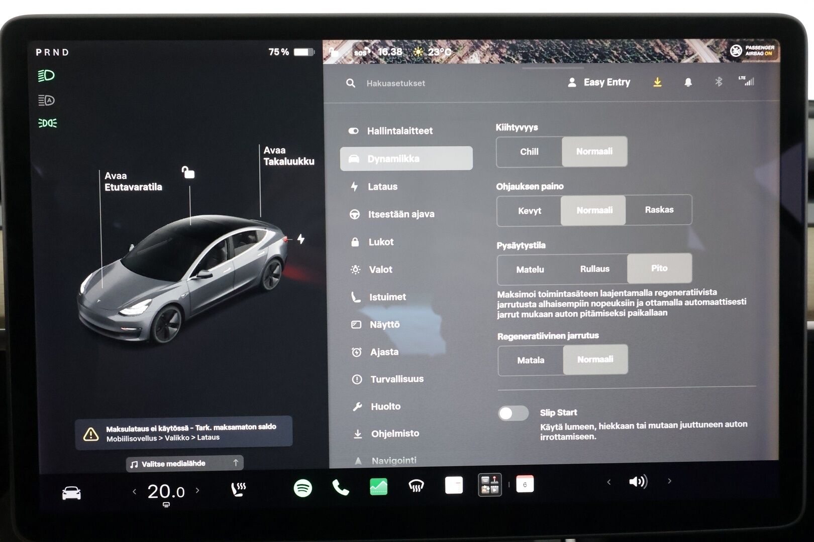 Tesla Model 3 2020 Long Range - | Lasikatto | ACC | LED | Muistipenkki | P.Kamera | Premium Audio | Navi | Kaistavahti | Keyless | 2x Latauskaapelit | Kahdet renkaat |