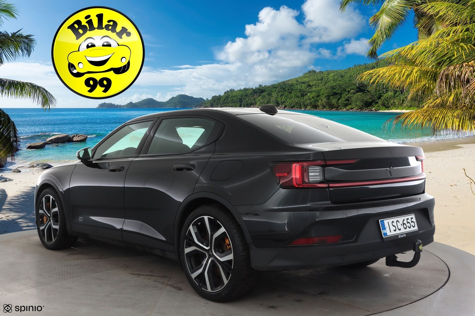 Polestar 2 2023 Long Range Dual Motor Performance, 350kW, 78kWh * Koukku / ILP / Lasikatto / H&K / P.kamera / Muistipenkki * - Kahdet renkaat aluvanteilla / Merkkihuollettu