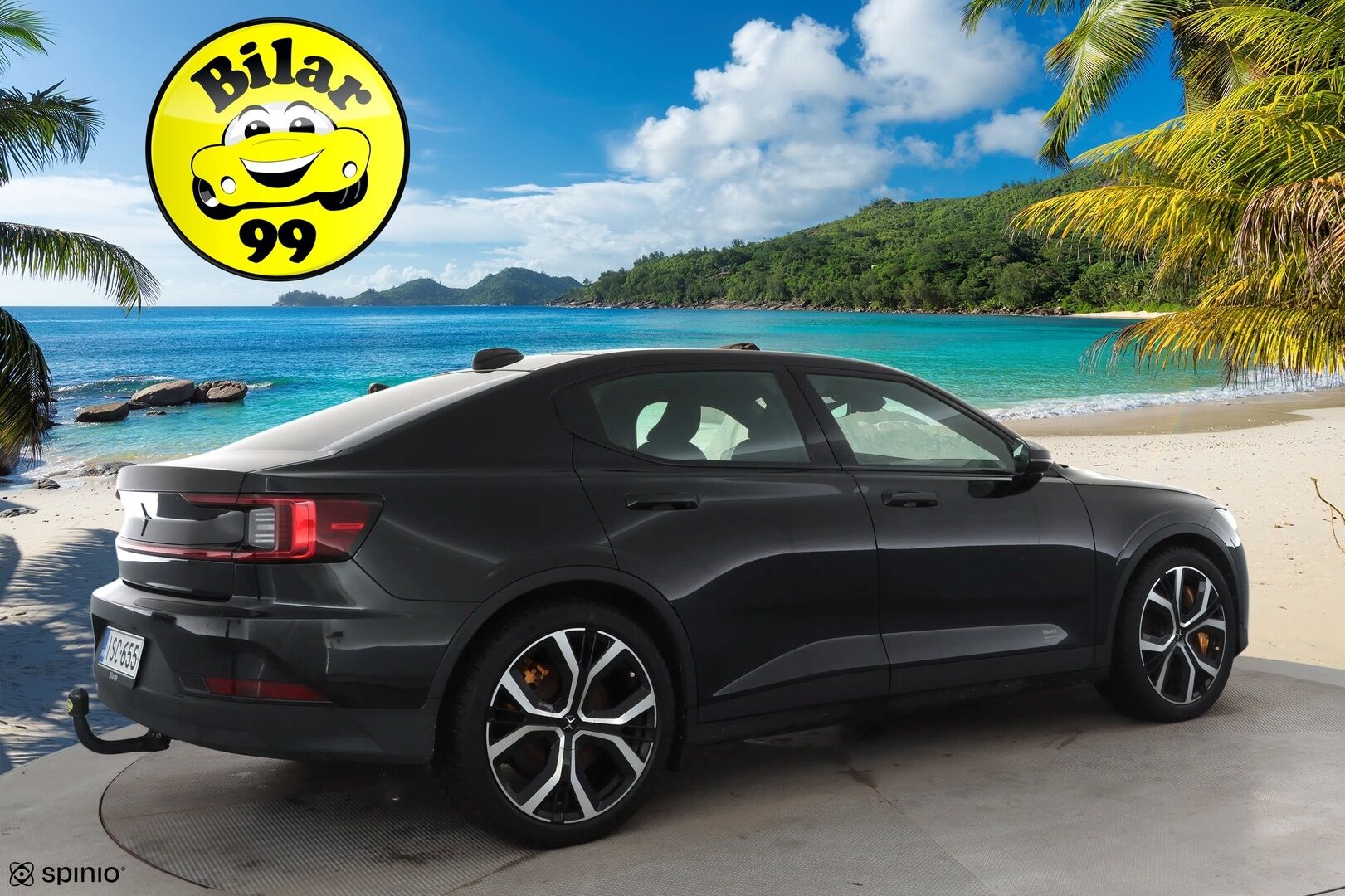 Polestar 2 2023 Long Range Dual Motor Performance, 350kW, 78kWh * Koukku / ILP / Lasikatto / H&K / P.kamera / Muistipenkki * - Kahdet renkaat aluvanteilla / Merkkihuollettu