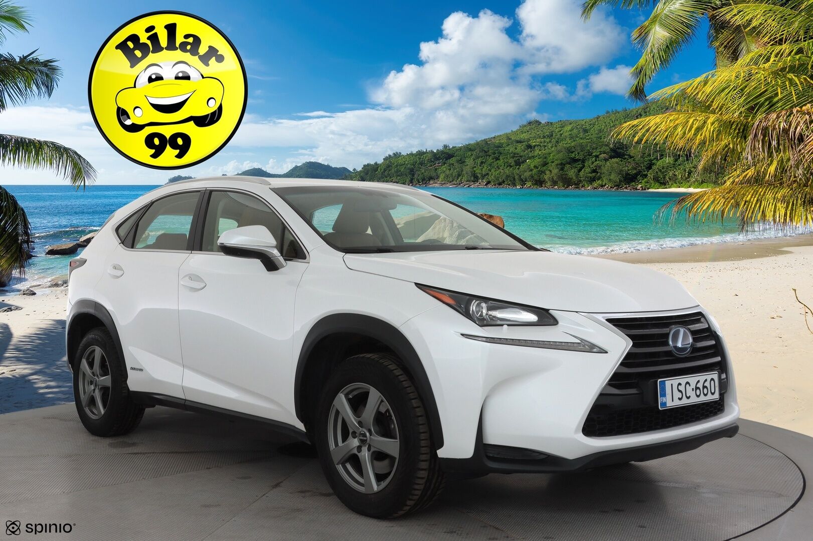 Lexus NX 2017 300h Hybrid A AWD Executive * ACC / Koukku / P.Kamera / LED / Nahat / Keyless / Autom.ilmastointi / Bluetooth * - Kahdet renkaat aluvanteilla - HULLUT AVAJAISHULINAT KORKOTARJOUS 3,29 %