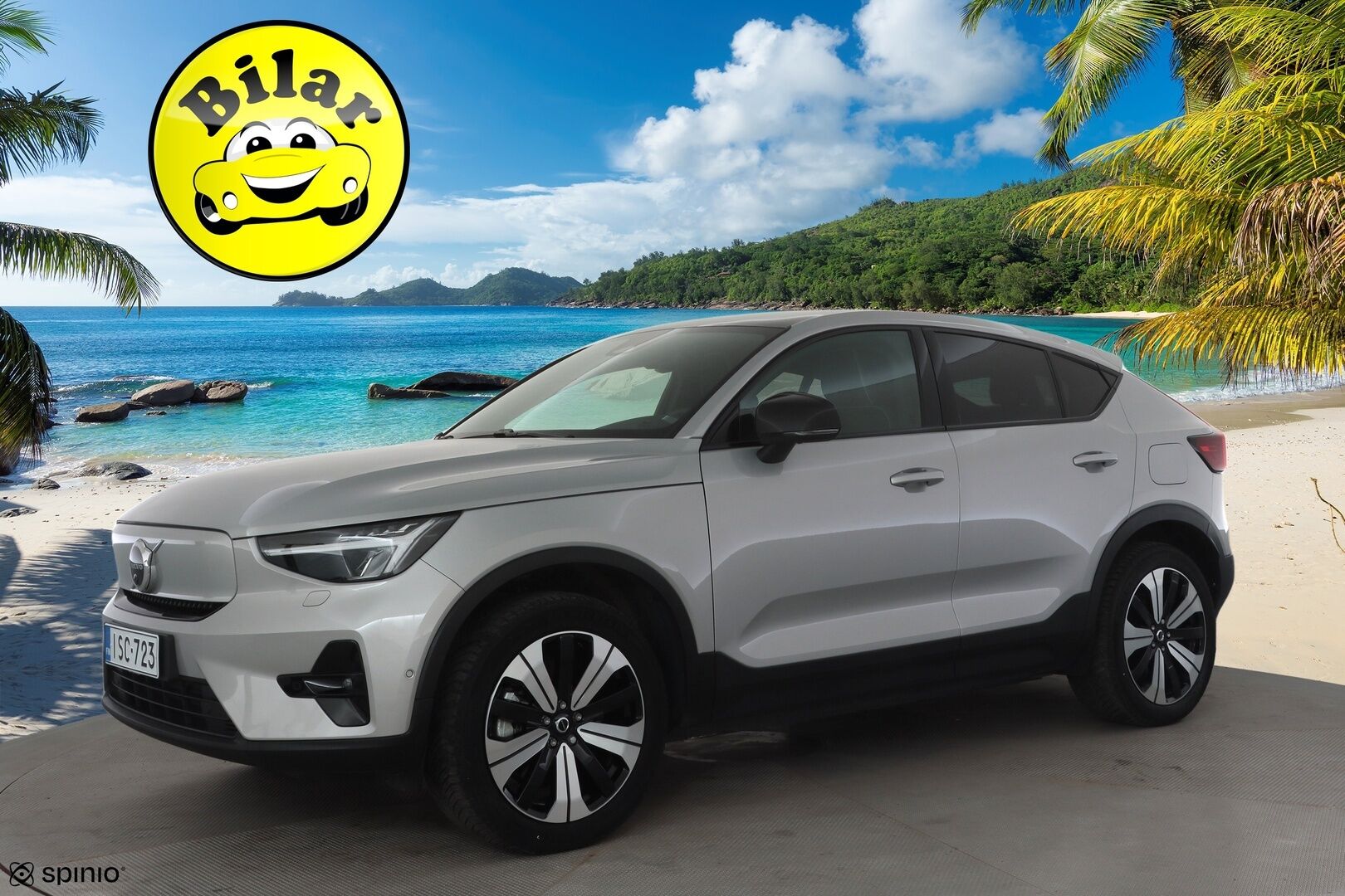 Volvo C40 2023 Recharge Twin Ultimate aut - | ACC | ILP | Koukku | 360° | Harman/Kardon | Lasikatto | Muistipenkki | Sporttipenkit sähköllä | BLIS | Pilot Assist | Merkkihuollot | 2x renkaat aluin | 