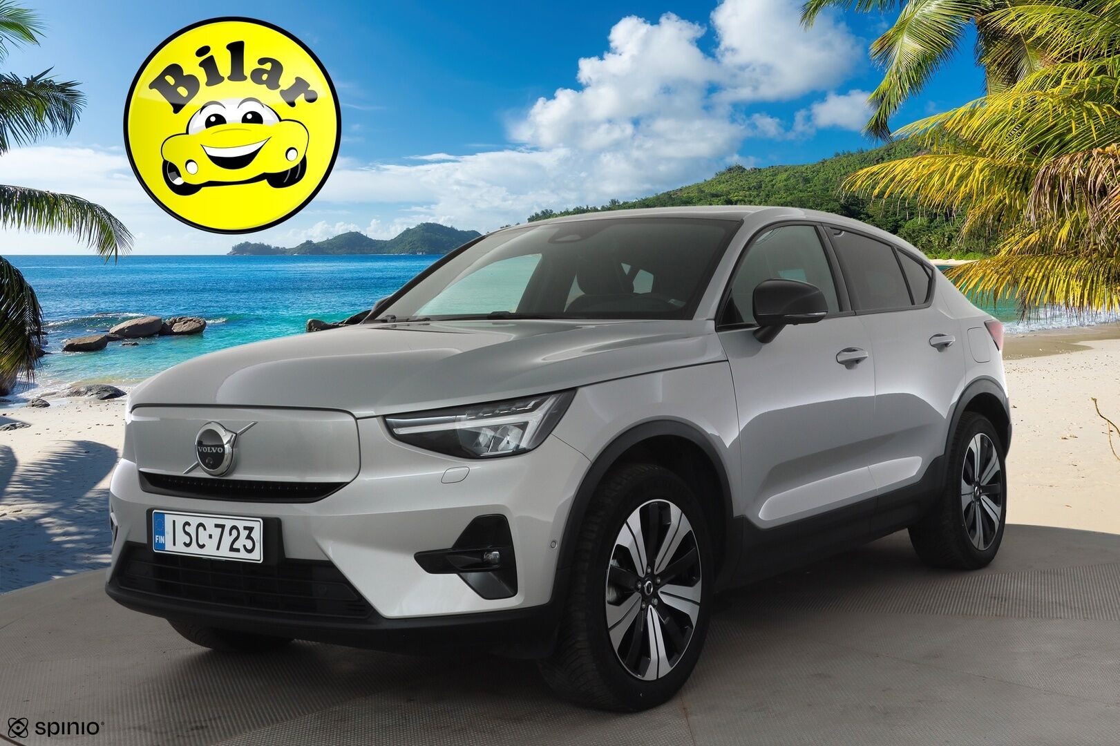 Volvo C40 2023 Recharge Twin Ultimate aut - | ACC | ILP | Koukku | 360° | Harman/Kardon | Lasikatto | Muistipenkki | Sporttipenkit sähköllä | BLIS | Pilot Assist | Merkkihuollot | 2x renkaat aluin | 