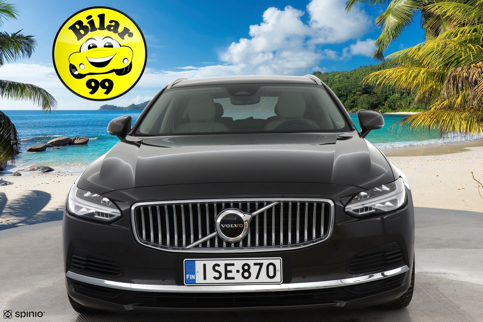 Volvo V90 2022 T6 AWD Inscription Expression *Webasto / Pilot Assist / Harman/Kardon / P-kamera / Koukku / Sporttinahat / KeylessGo* - 2x Alumiinivanteet / BLIS / Vaalea nahkasisusta!