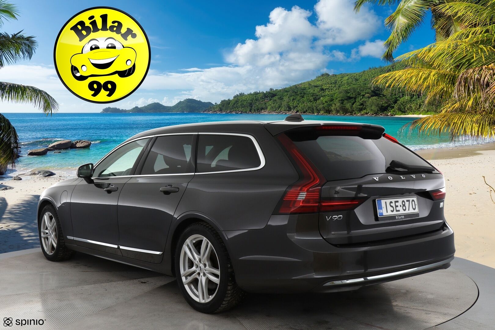 Volvo V90 2022 T6 AWD Inscription Expression *Webasto / Pilot Assist / Harman/Kardon / P-kamera / Koukku / Sporttinahat / KeylessGo* - 2x Alumiinivanteet / BLIS / Vaalea nahkasisusta!