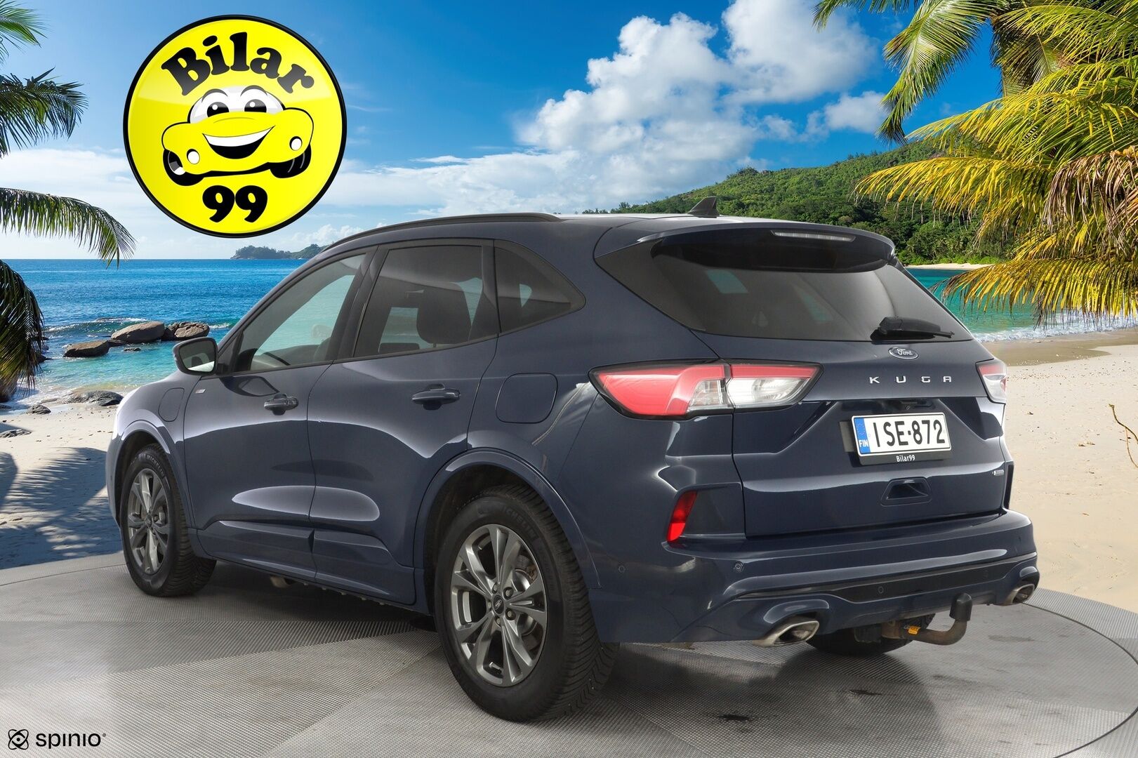 FORD KUGA 2020 2,5 (PHEV) FWD ST-Line *ACC / B&O / Peruutuskamera / KeylessGo / Koukku / Lämm.Tuulilasi / - Kahdet renkaat alumiinivantein / viimeisin huolto 142tkm, 23.02.2026 / 2x laturit - HULLUT AVAJAISHULINAT KORKOTARJOUS 3,29 %