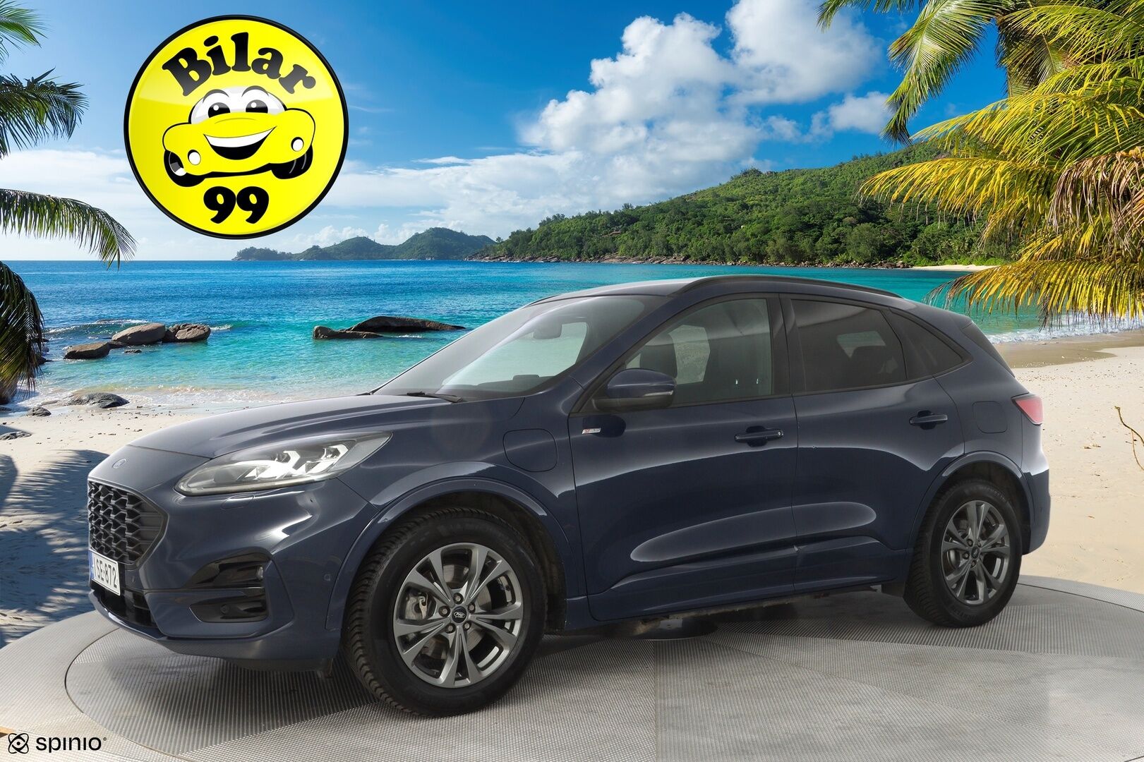 FORD KUGA 2020 2,5 (PHEV) FWD ST-Line *ACC / B&O / Peruutuskamera / KeylessGo / Koukku / Lämm.Tuulilasi / - Kahdet renkaat alumiinivantein / viimeisin huolto 142tkm, 23.02.2026 / 2x laturit - HULLUT AVAJAISHULINAT KORKOTARJOUS 3,29 %