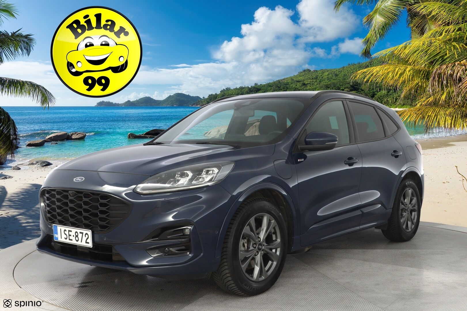FORD KUGA 2020 2,5 (PHEV) FWD ST-Line *ACC / B&O / Peruutuskamera / KeylessGo / Koukku / Lämm.Tuulilasi / - Kahdet renkaat alumiinivantein / viimeisin huolto 142tkm, 23.02.2026 / 2x laturit - HULLUT AVAJAISHULINAT KORKOTARJOUS 3,29 %