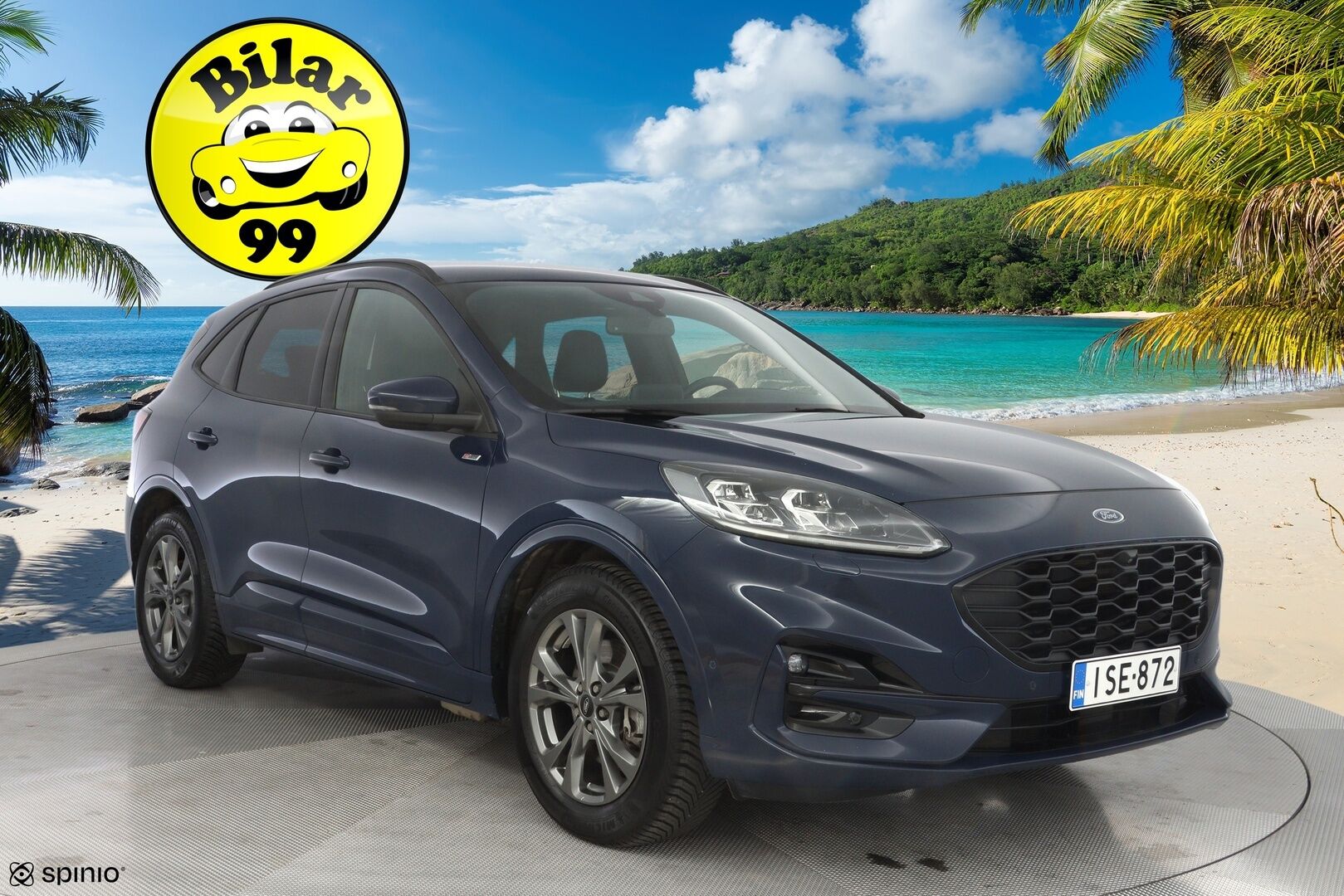 FORD KUGA 2020 2,5 (PHEV) FWD ST-Line *ACC / B&O / Peruutuskamera / KeylessGo / Koukku / Lämm.Tuulilasi / - Kahdet renkaat alumiinivantein / viimeisin huolto 142tkm, 23.02.2026 / 2x laturit - HULLUT AVAJAISHULINAT KORKOTARJOUS 3,29 %