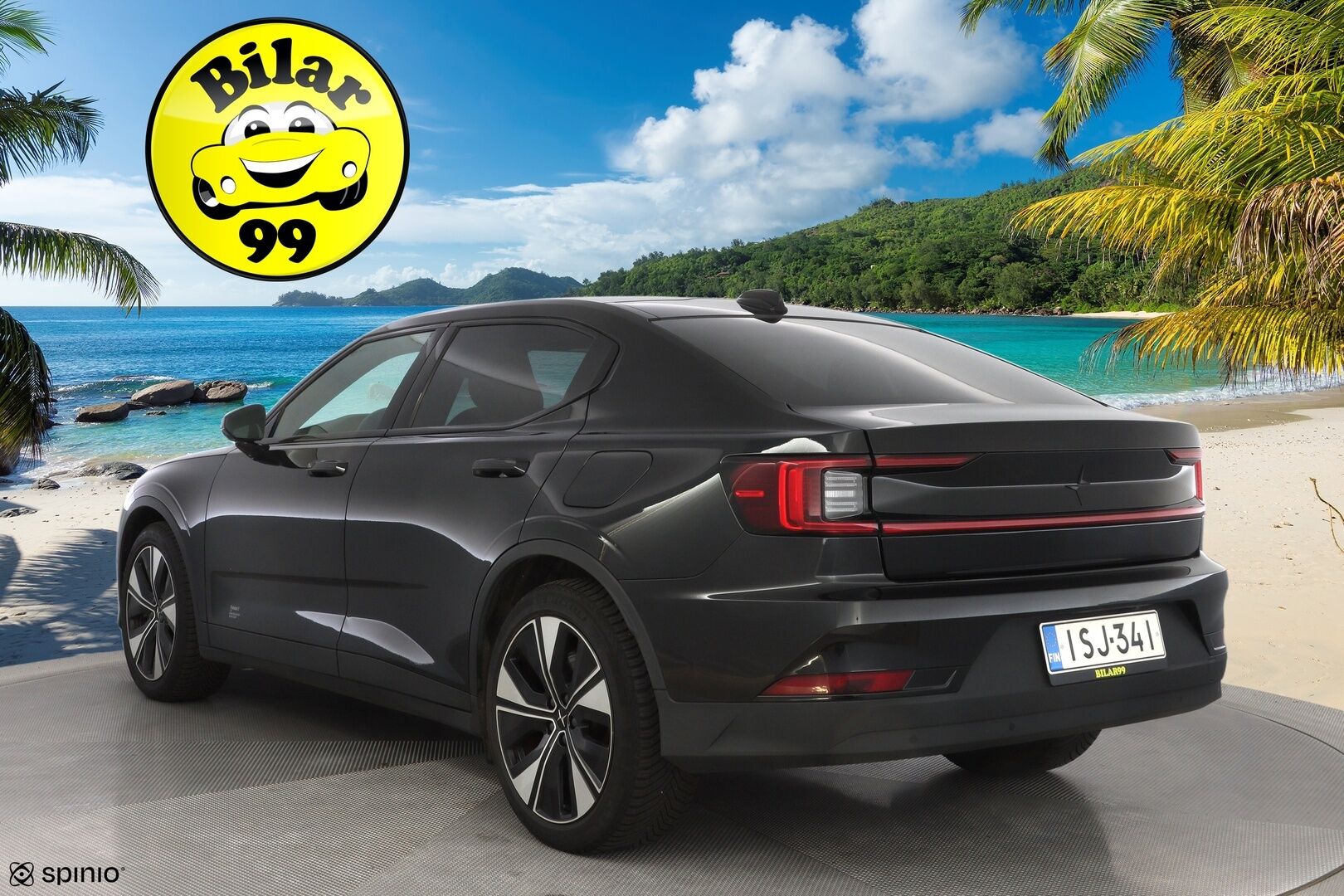POLESTAR 2 2023 Long Range Dual Motor *ACC / Lasikatto / Muistipenkki / LED / 360° / Lämpöpumppu* - SoH 94.9% / Molemmat laturit / Puhdas Carvertical