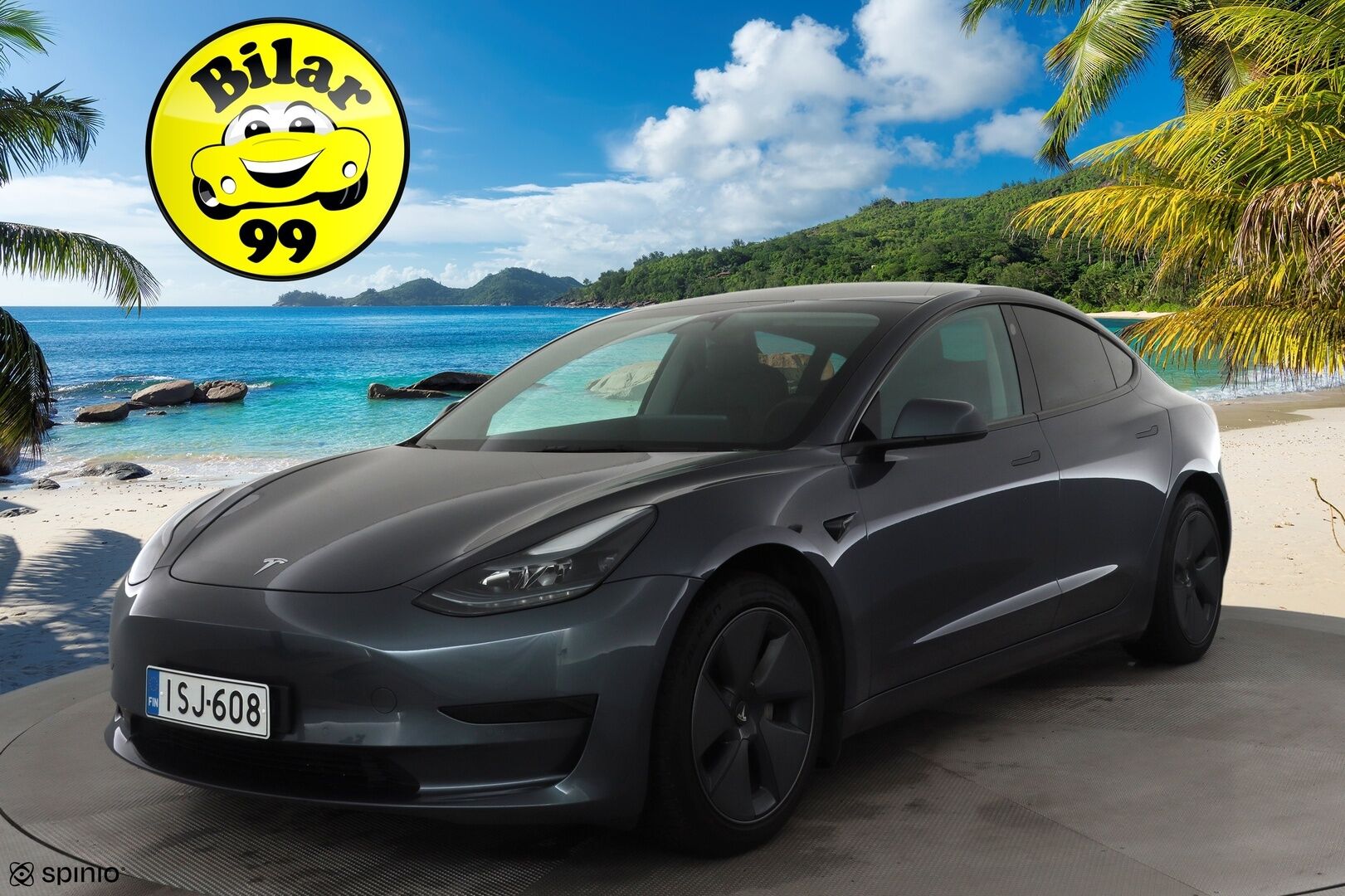 Tesla Model 3 2023 Standard Range Plus * Lasikatto / P.kamera / Matrix LED / Nahat / ILP * - HULLU BLACKWEEK KORKOTARJOUS 2,49%