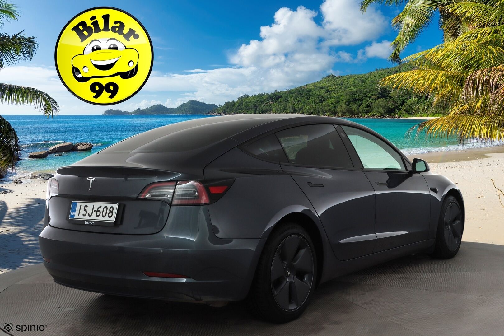 Tesla Model 3 2023 Standard Range Plus * Lasikatto / P.kamera / Matrix LED / Nahat / ILP * - HULLU BLACKWEEK KORKOTARJOUS 2,49%
