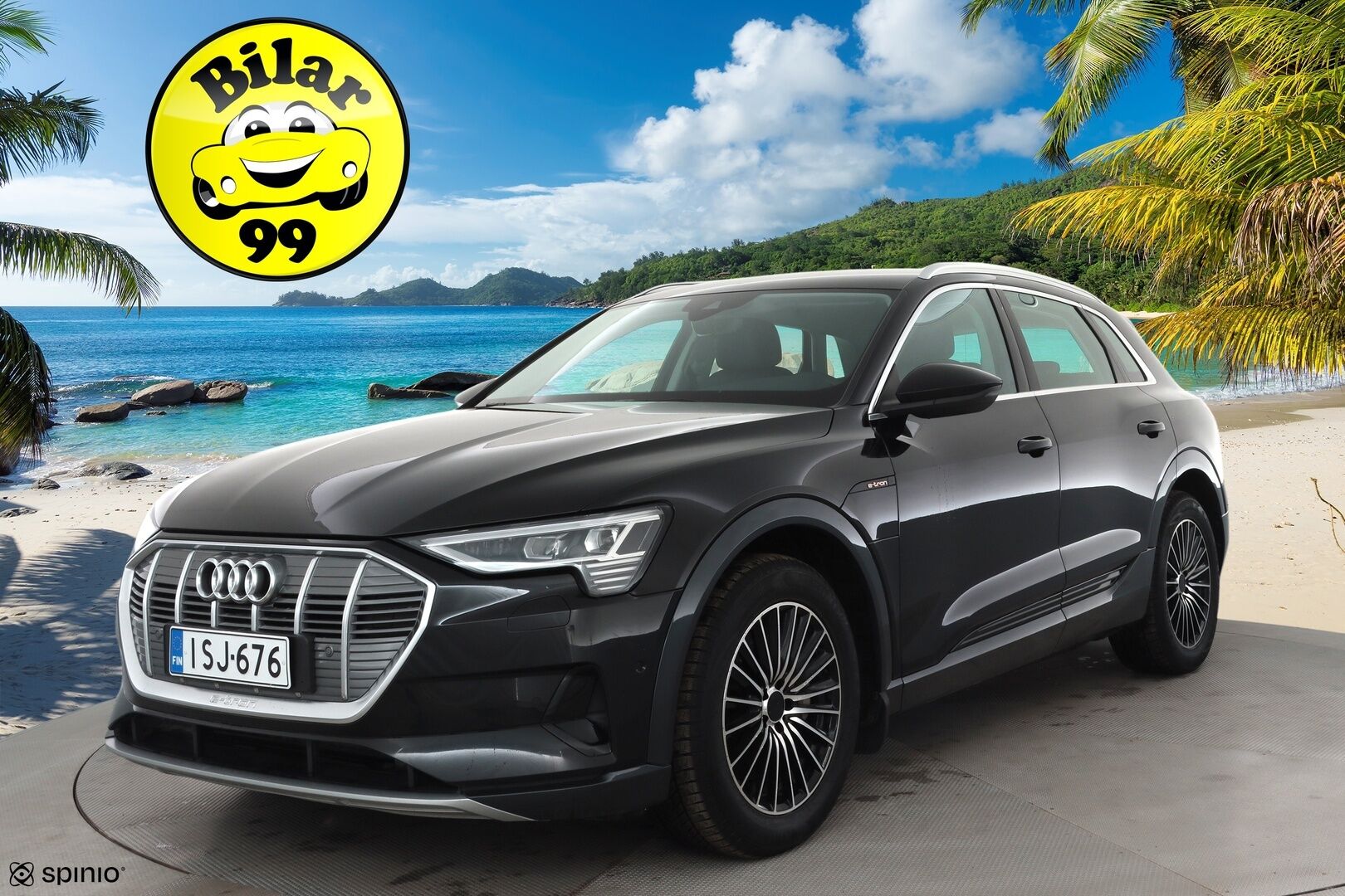 Audi e-tron 2022 55 quattro * ACC / Lisälämmitin / Muistipenkki / Nahkaverhoilu / Navi / Apple&Android * - Juuri Katsastettu! / Akku kuntotarkastettu SoH 96.1% / 2x Lataus / Kahdet Renkaat - HULLUT AVAJAISHULINAT KORKOTARJOUS 3,29 %