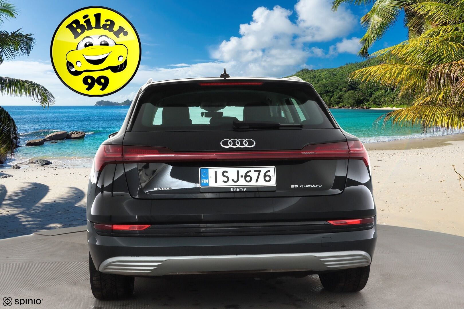 Audi e-tron 2022 55 quattro * ACC / Lisälämmitin / Muistipenkki / P.tutkat / Apple&Android / Nahkaverhoilu * - Akku kuntotarkastettu SoH 96.1% / 2x Lataus / Kahdet Renkaat