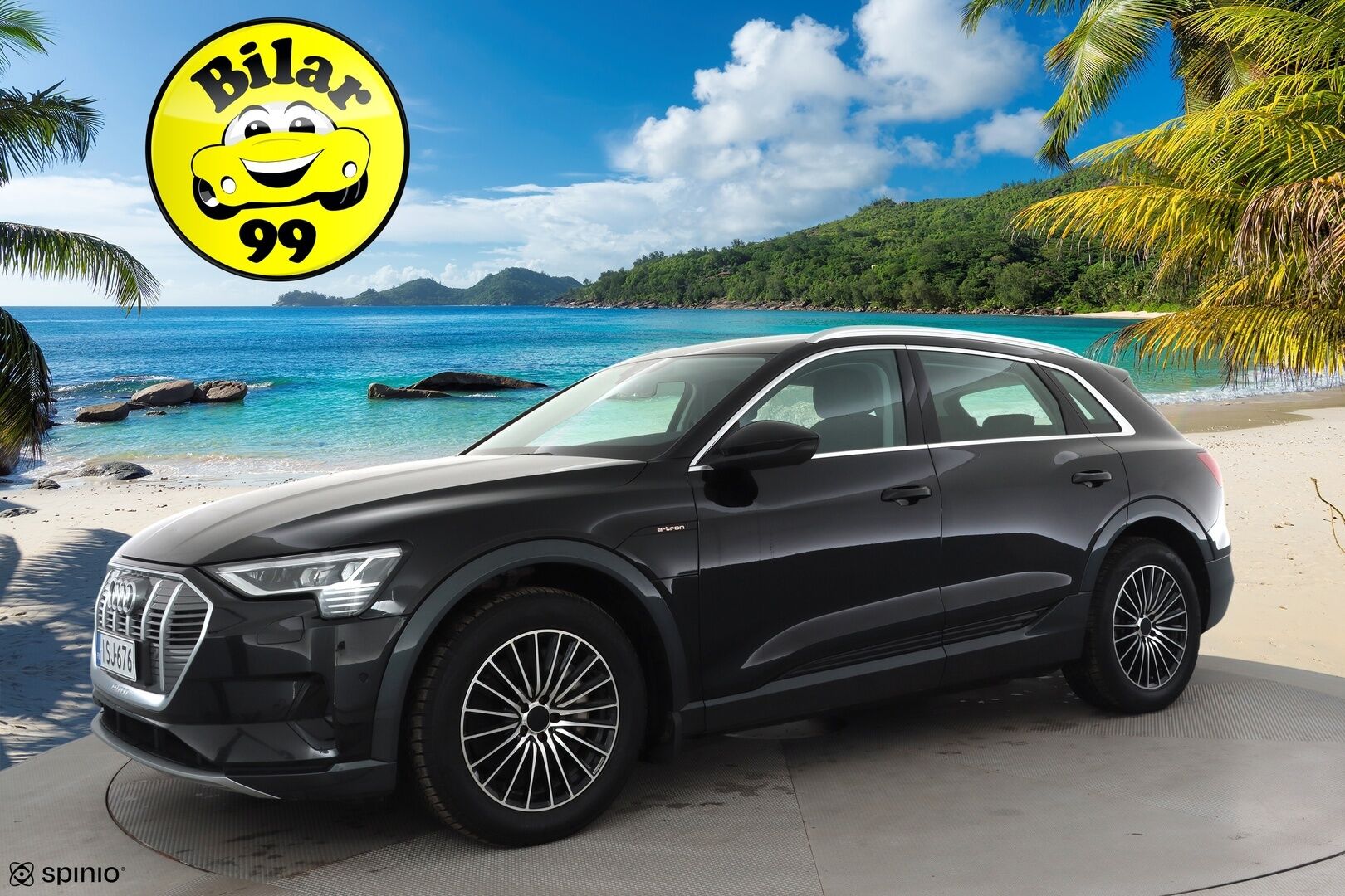 Audi e-tron 2022 55 quattro * ACC / Lisälämmitin / Muistipenkki / Nahkaverhoilu / Navi / Apple&Android * - Juuri Katsastettu! / Akku kuntotarkastettu SoH 96.1% / 2x Lataus / Kahdet Renkaat - HULLUT AVAJAISHULINAT KORKOTARJOUS 3,29 %