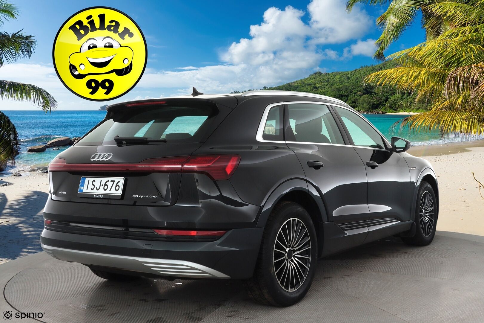 Audi e-tron 2022 55 quattro * ACC / Lisälämmitin / Muistipenkki / Nahkaverhoilu / Navi / Apple&Android * - Juuri Katsastettu! / Akku kuntotarkastettu SoH 96.1% / 2x Lataus / Kahdet Renkaat - HULLUT AVAJAISHULINAT KORKOTARJOUS 3,29 %