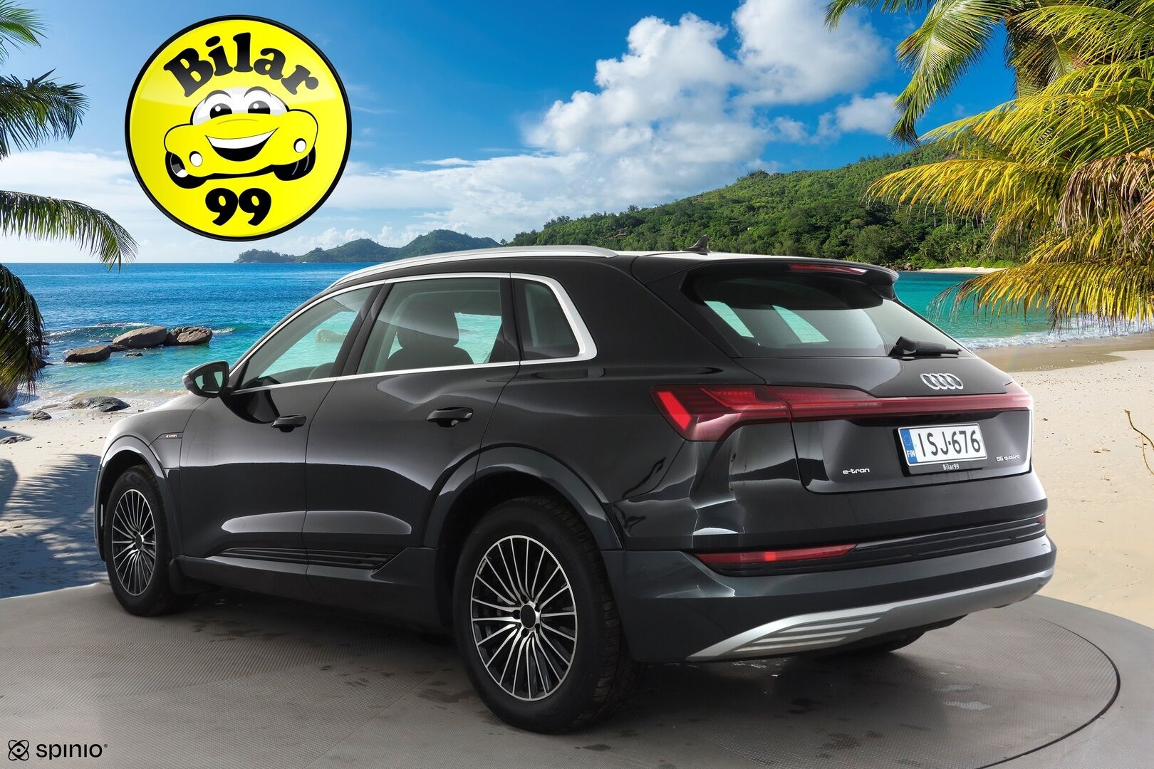 Audi e-tron 2022 55 quattro * ACC / Lisälämmitin / Muistipenkki / Nahkaverhoilu / Navi / Apple&Android * - Juuri Katsastettu! / Akku kuntotarkastettu SoH 96.1% / 2x Lataus / Kahdet Renkaat - HULLUT AVAJAISHULINAT KORKOTARJOUS 3,29 %