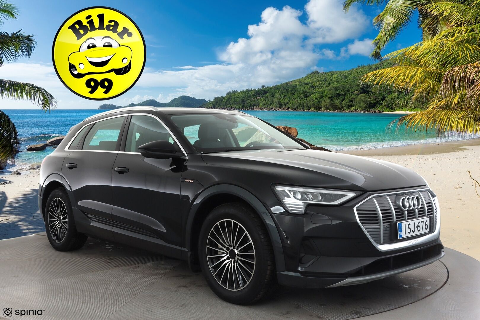 Audi e-tron 2022 55 quattro * ACC / Lisälämmitin / Muistipenkki / Nahkaverhoilu / Navi / Apple&Android * - Juuri Katsastettu! / Akku kuntotarkastettu SoH 96.1% / 2x Lataus / Kahdet Renkaat - HULLUT AVAJAISHULINAT KORKOTARJOUS 3,29 %