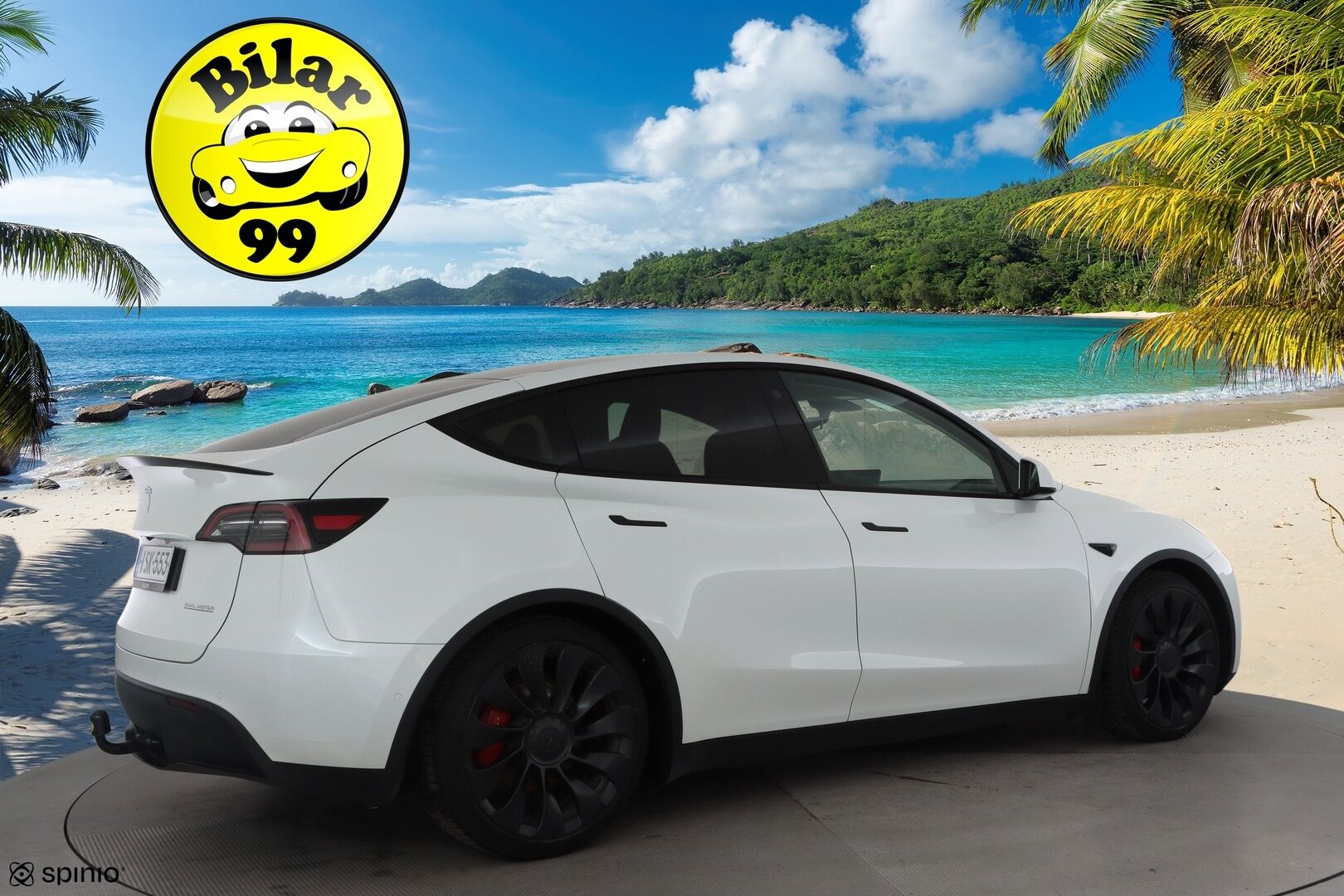 Tesla Model Y 2022 Performance * Lasikatto / Matrix LED / Premium Audio / ILP / Koukku / Mustat nahat / ACC / P.kamera * - Akku kuntotarkastettu!