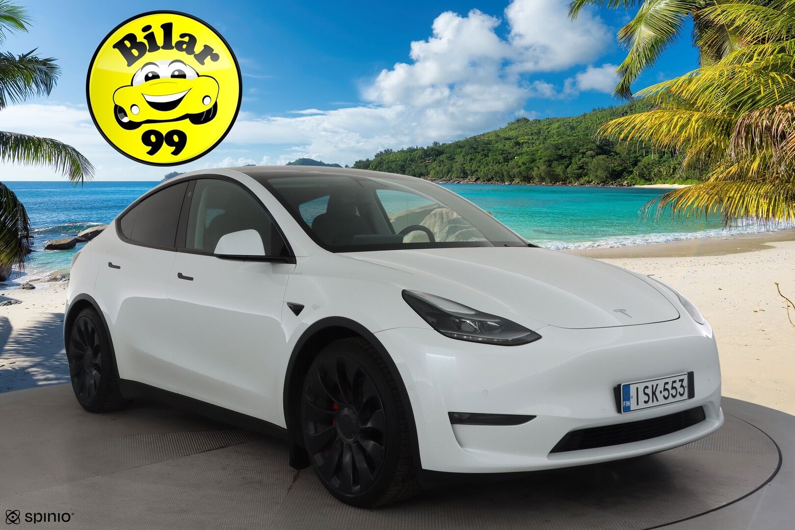 Tesla Model Y 2022 Performance * Lasikatto / Matrix LED / Premium Audio / ILP / Koukku / Mustat nahat / ACC / P.kamera * - Akku kuntotarkastettu!