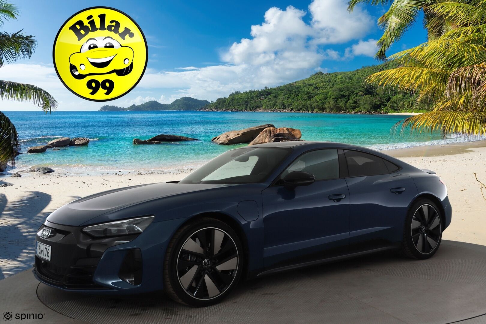 Audi E-TRON GT RS 2022 quattro * ACC / HUD / B&O / Night Vision / Ilma-alusta / 360° / Matrix LED / ILP / Lasikatto / KeylessGo / Muistipenkki / Puolinahat * - 1.Om Suomi-auto / Kahdet renkaat aluvanteilla / Merkkihuollettu